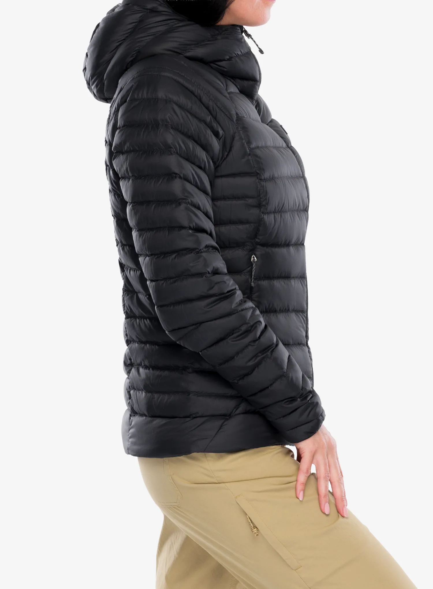Дамско яке Patagonia Down Sweater Hoody - black