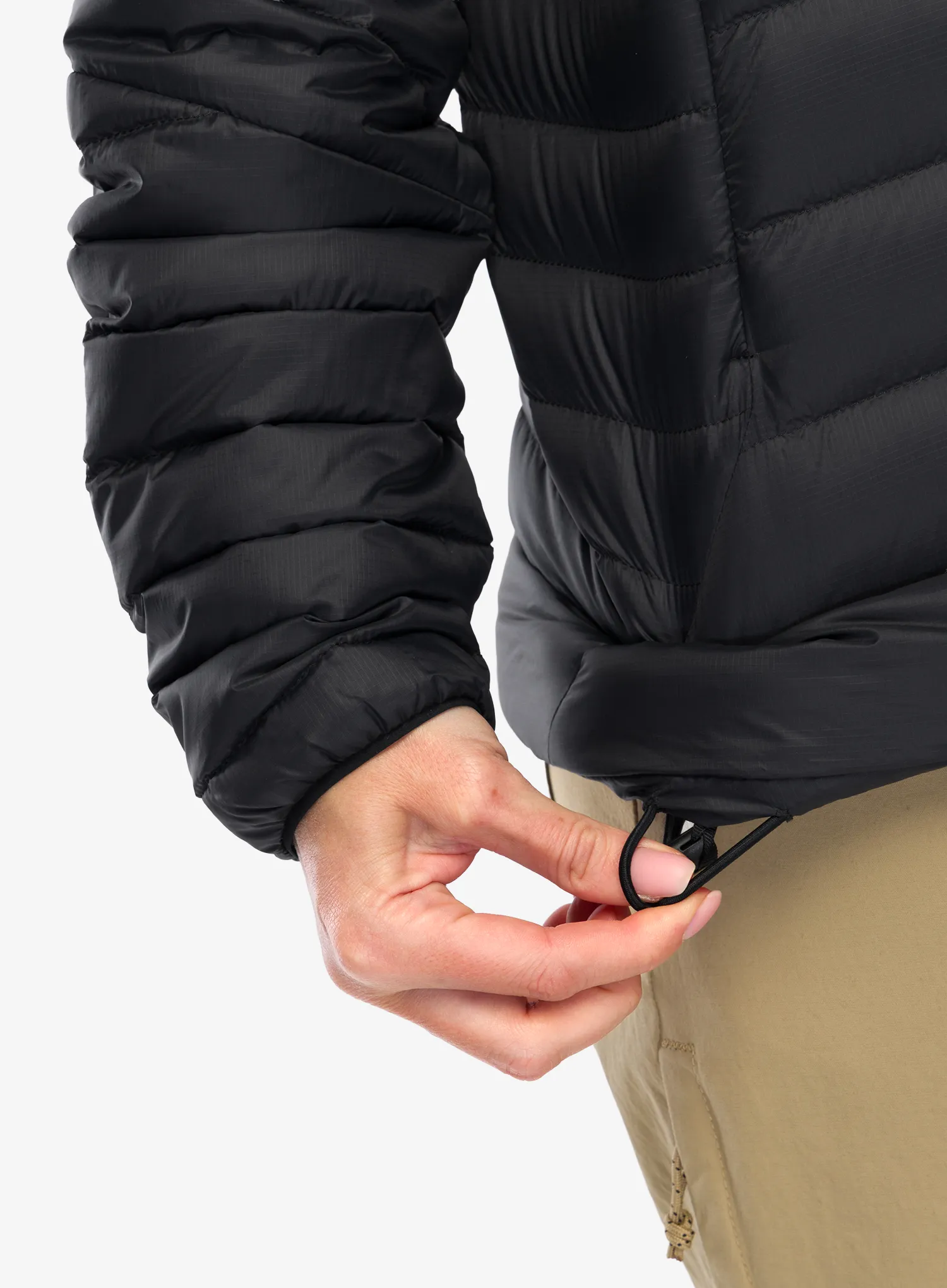 Дамско яке Patagonia Down Sweater Hoody - black