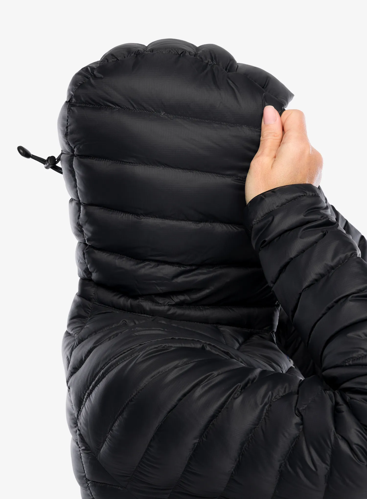Дамско яке Patagonia Down Sweater Hoody - black