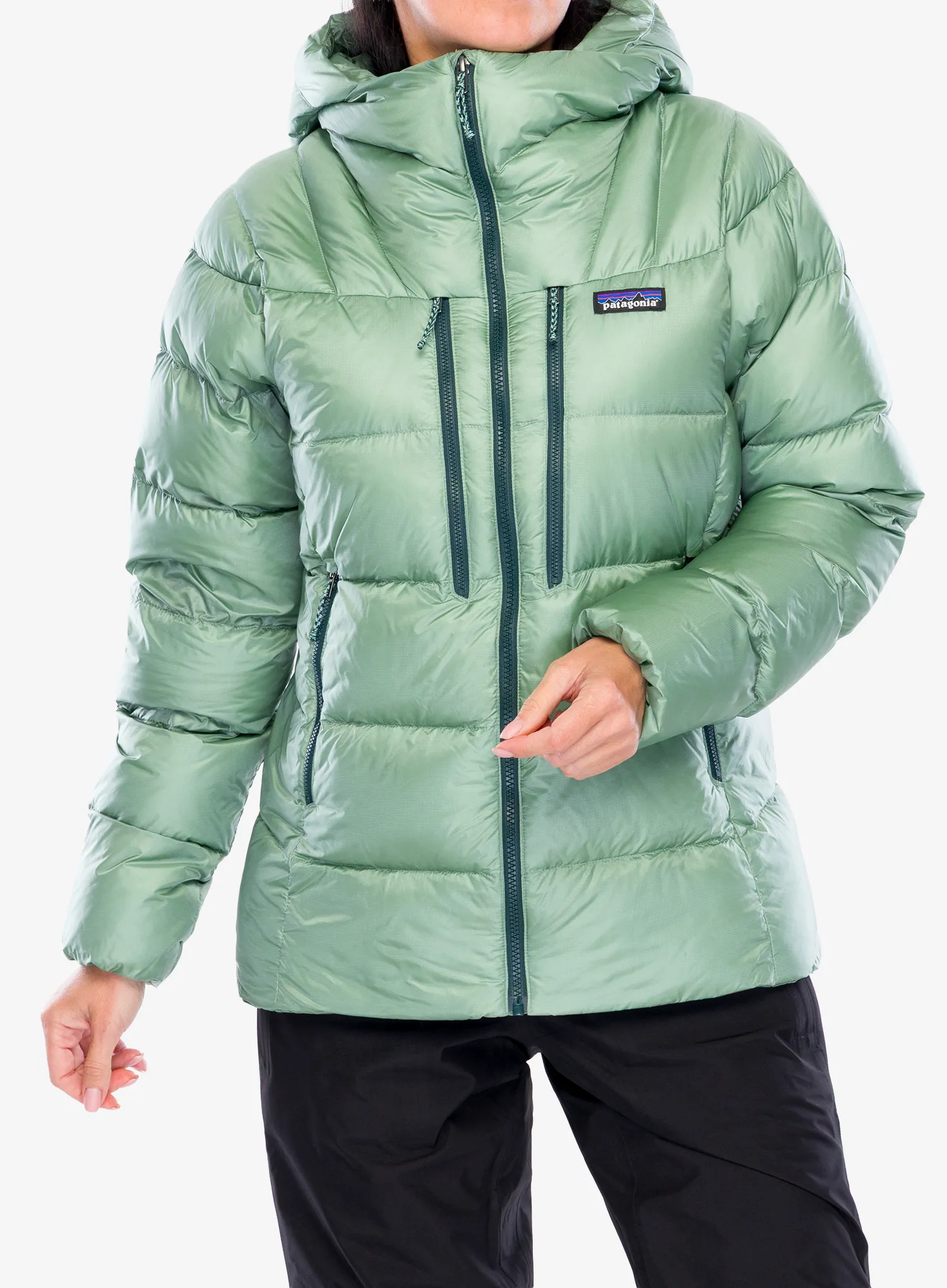 Дамско яке Patagonia Fitz Roy Down Hoody - ellwood green