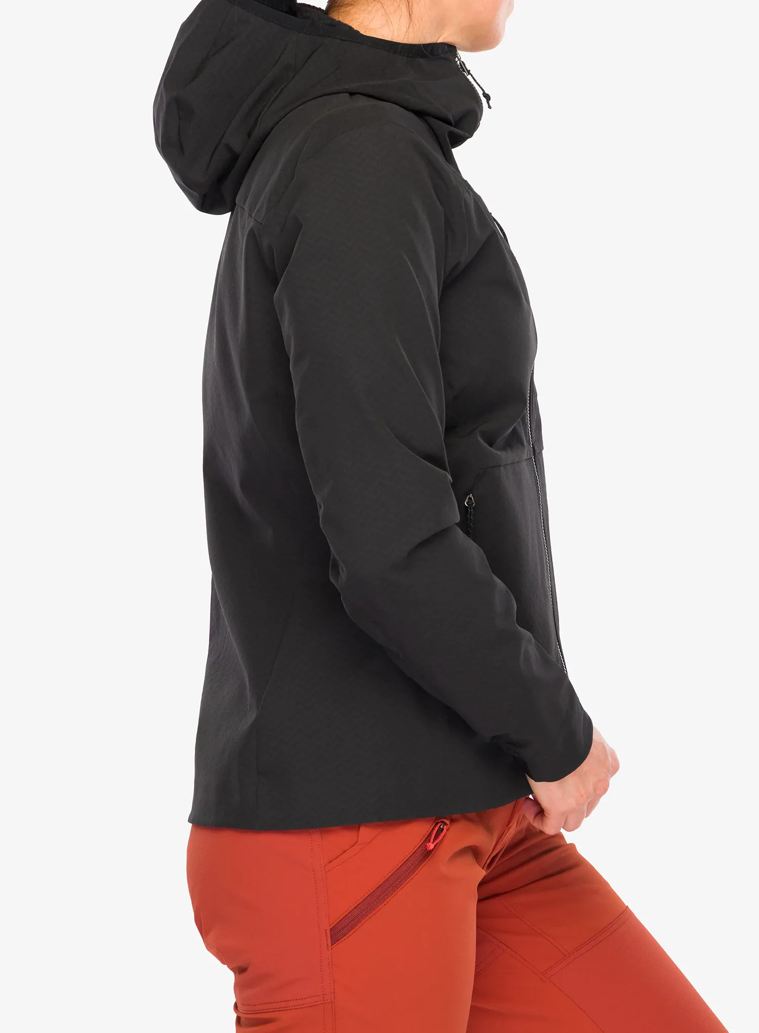 Дамско яке Patagonia R1 CrossStrata Hoody - black