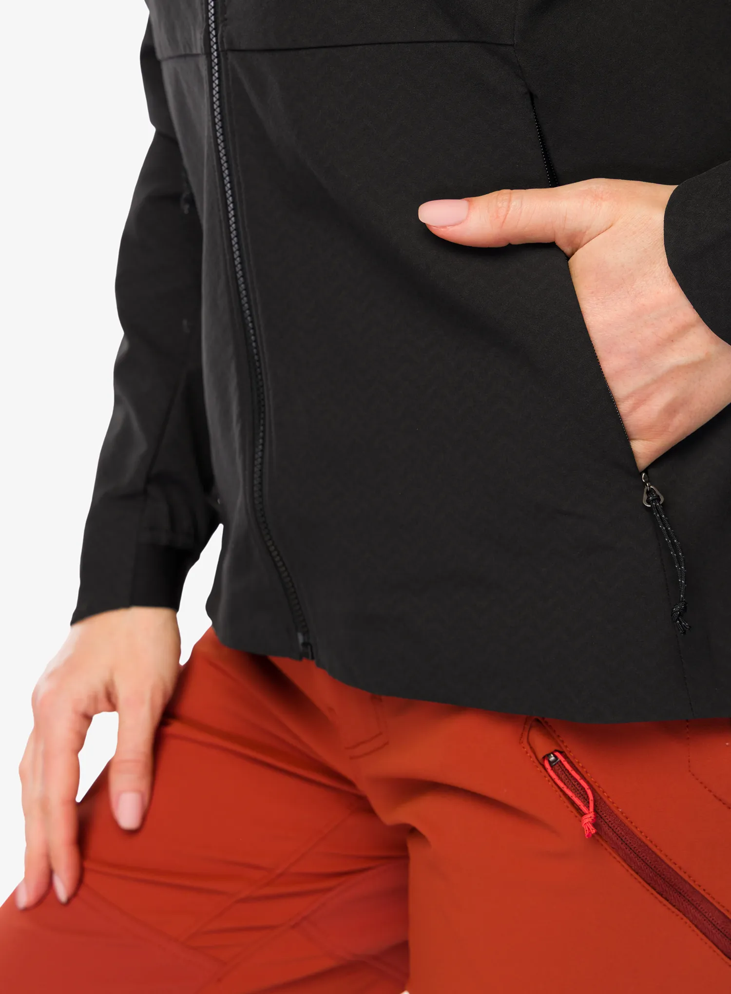 Дамско яке Patagonia R1 CrossStrata Hoody - black