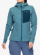 Дамско яке Patagonia R1 CrossStrata Hoody - wetland blue