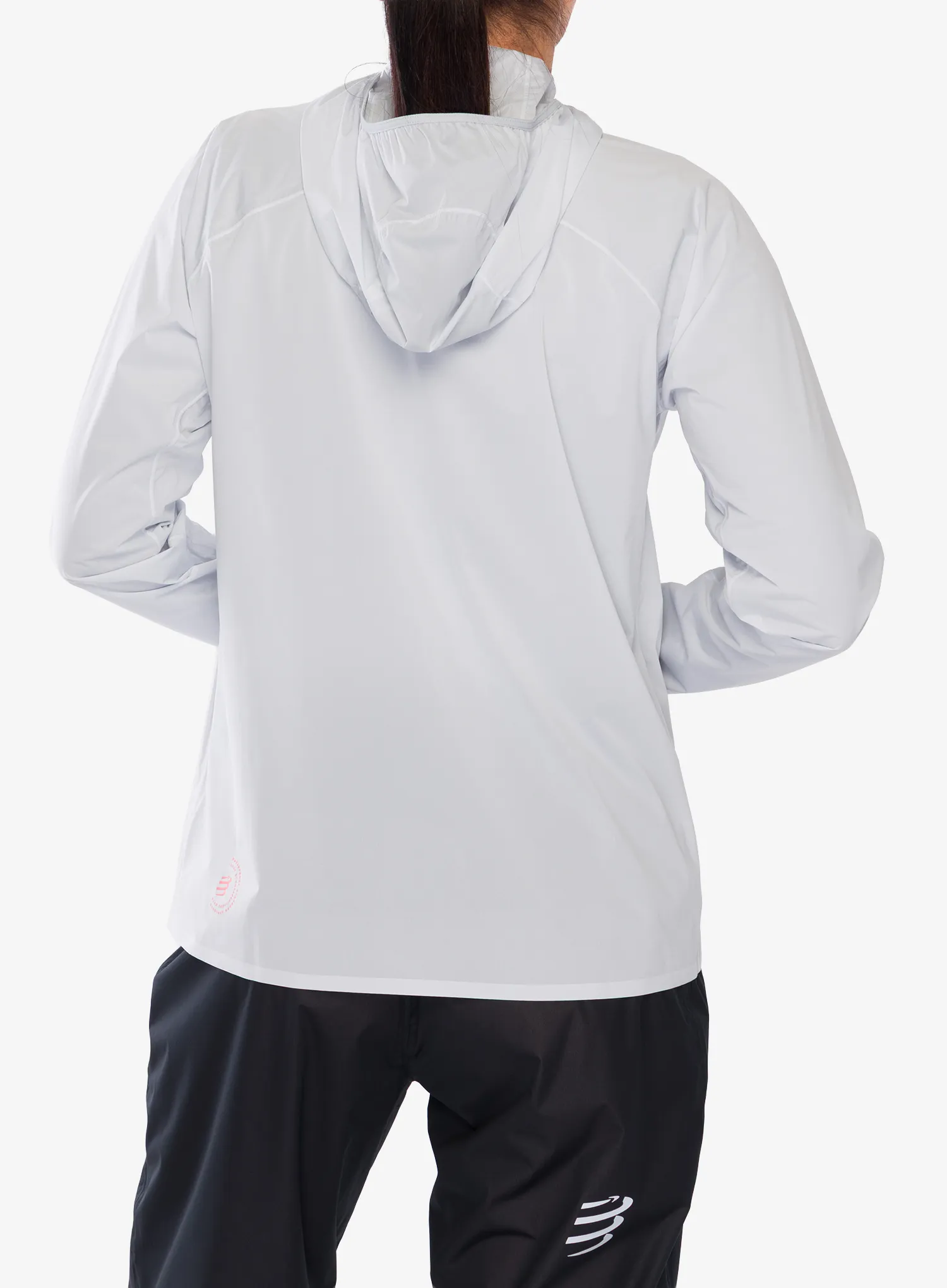 Дамско яке за бягане Compressport Hurricane Waterproof 10/10 Jacket - grey dawn