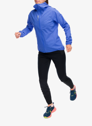 Дамско яке за бягане Inov-8 Stormshell V4 - blue