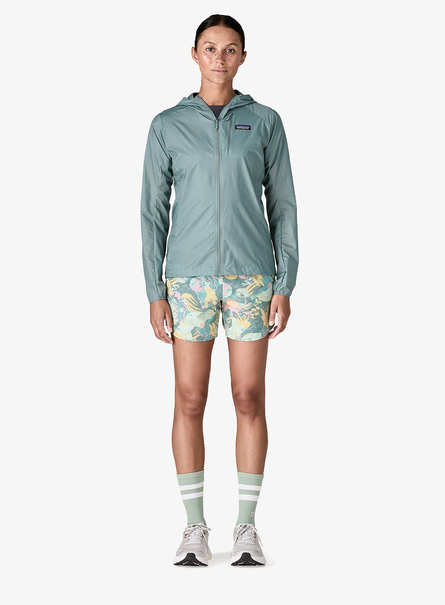 Дамско яке за бягане Patagonia Houdini Jacket - blue sage