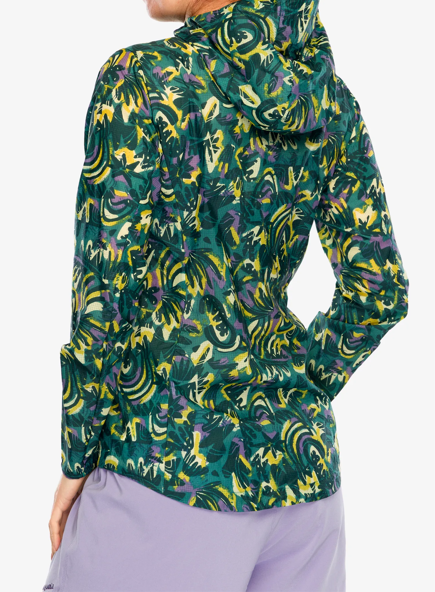 Дамско яке за бягане Patagonia Houdini Jacket - wild botanist/wetland blue