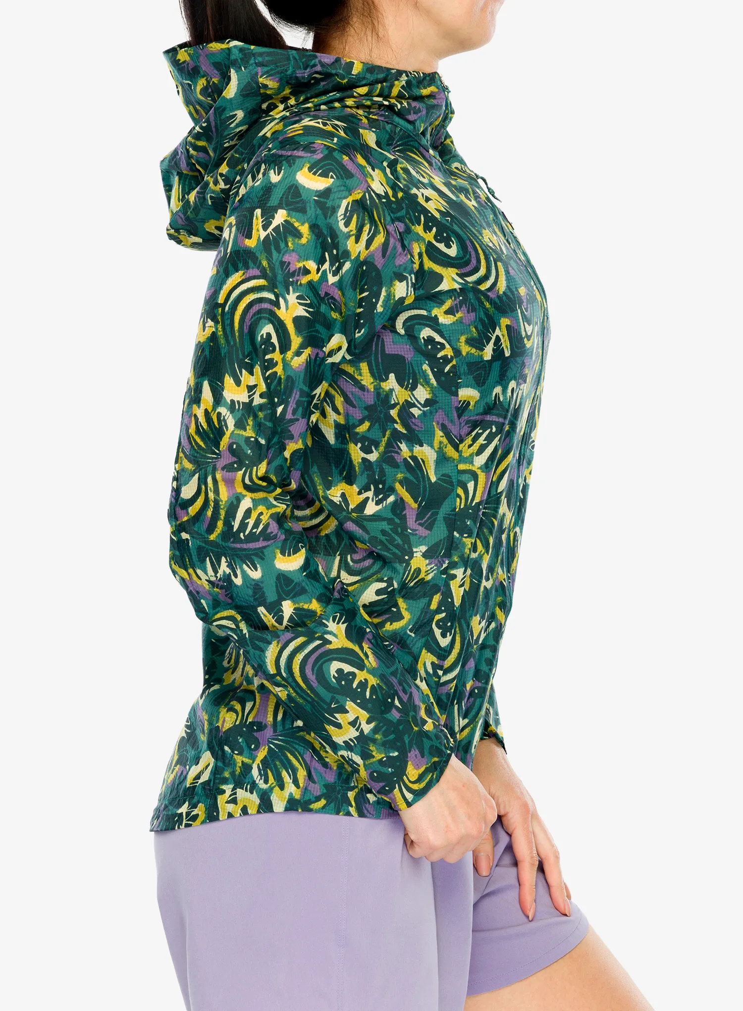 Дамско яке за бягане Patagonia Houdini Jacket - wild botanist/wetland blue