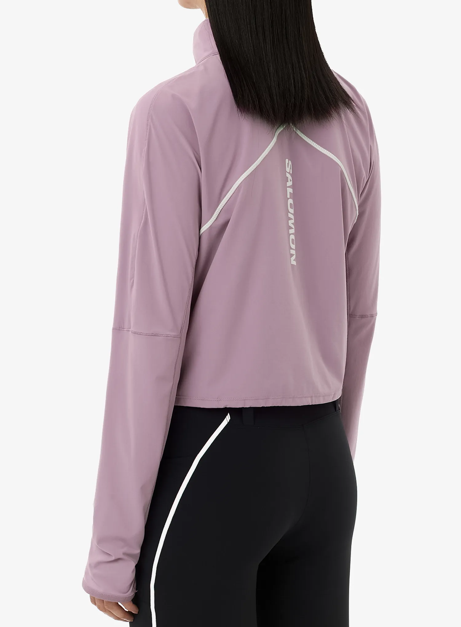 Дамско яке за бягане Salomon Sense Aero Hybrid CP PLVR - dawn pink