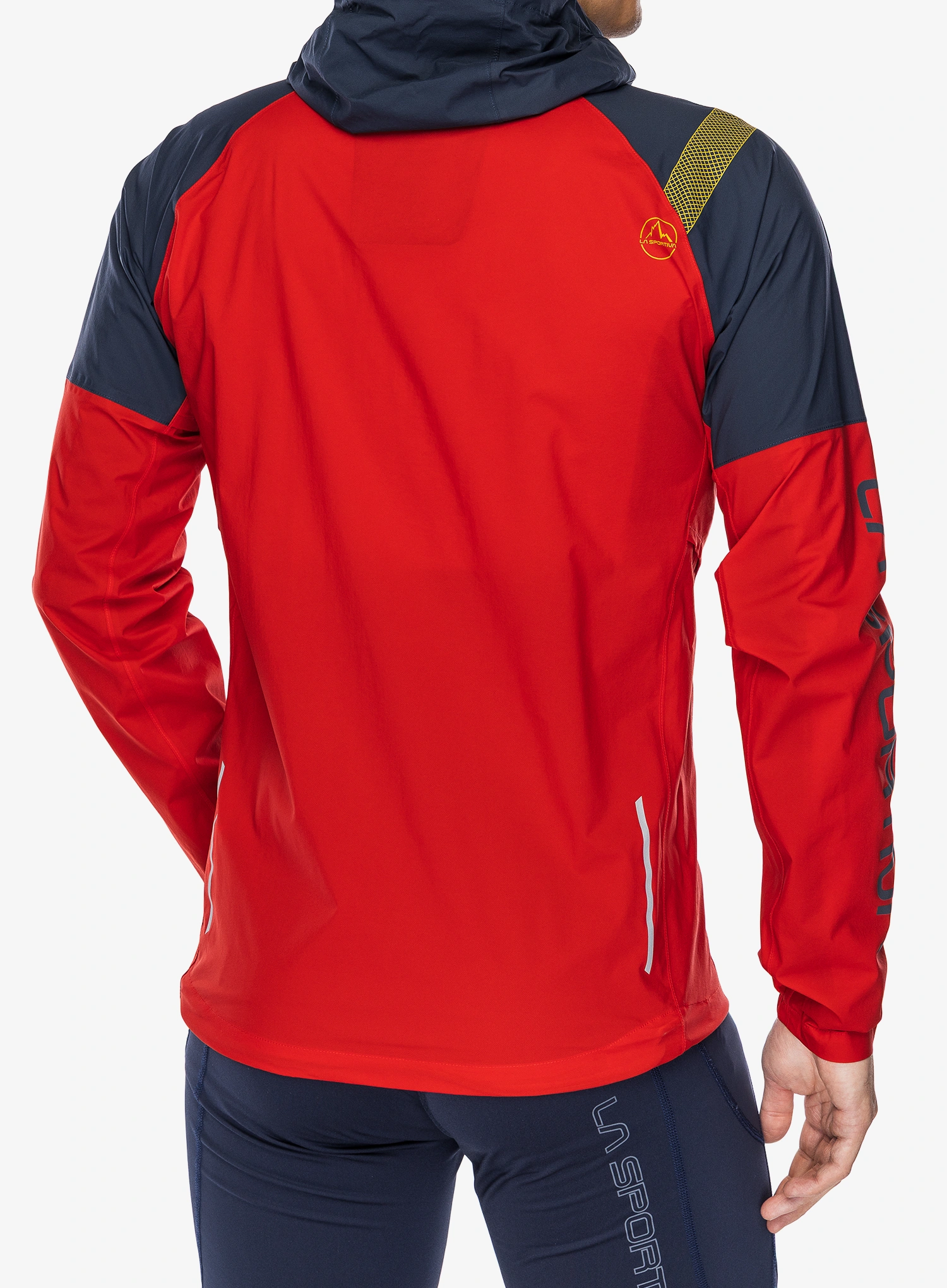 Яке за бягане La Sportiva Pocketshell Jacket - mountain red/night sky