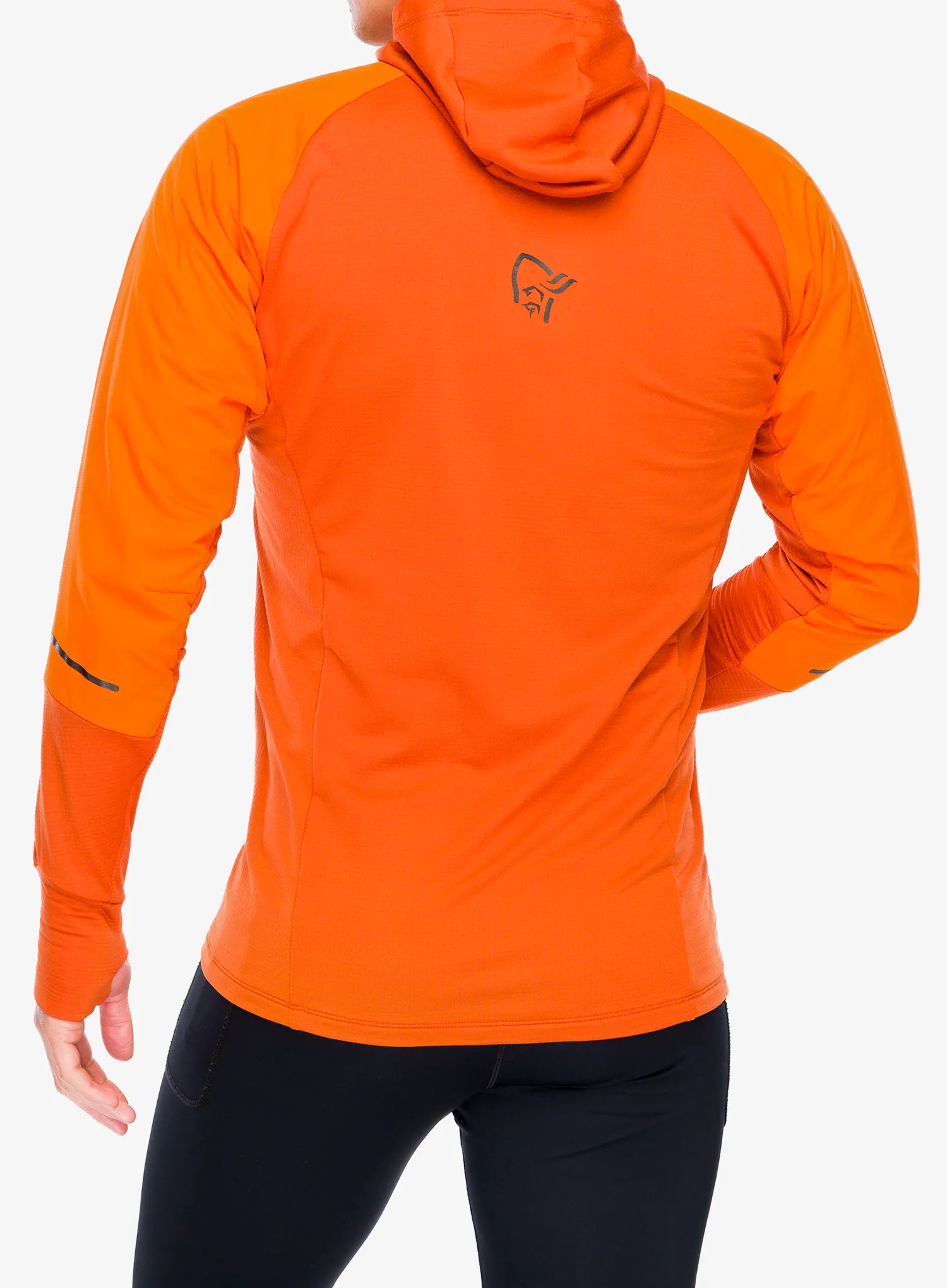 Яке за бягане Norrona Senja Alpha90 Zip Hood - exuberance