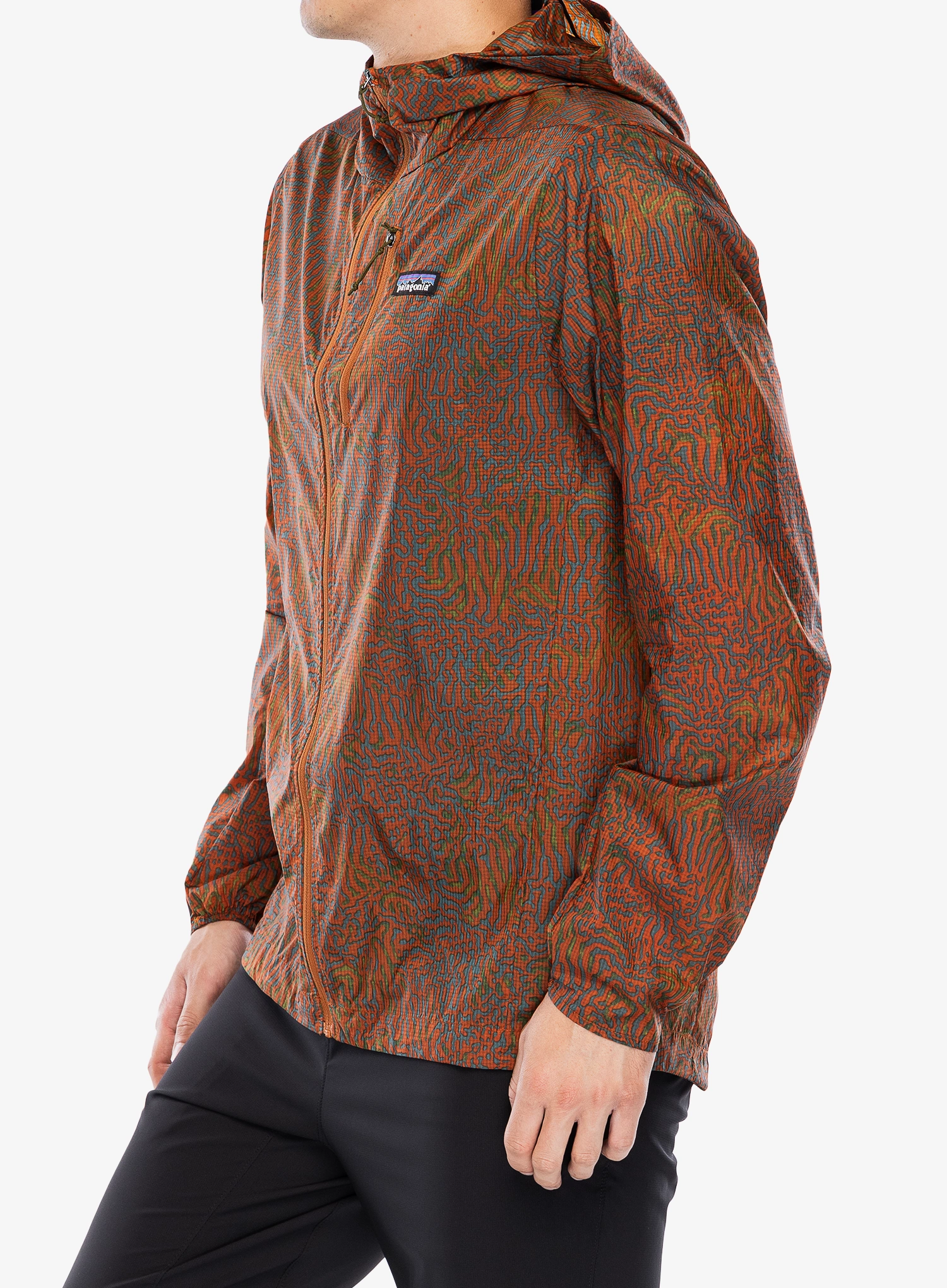 Яке за бягане Patagonia Houdini Jacket - sea run/robin brown