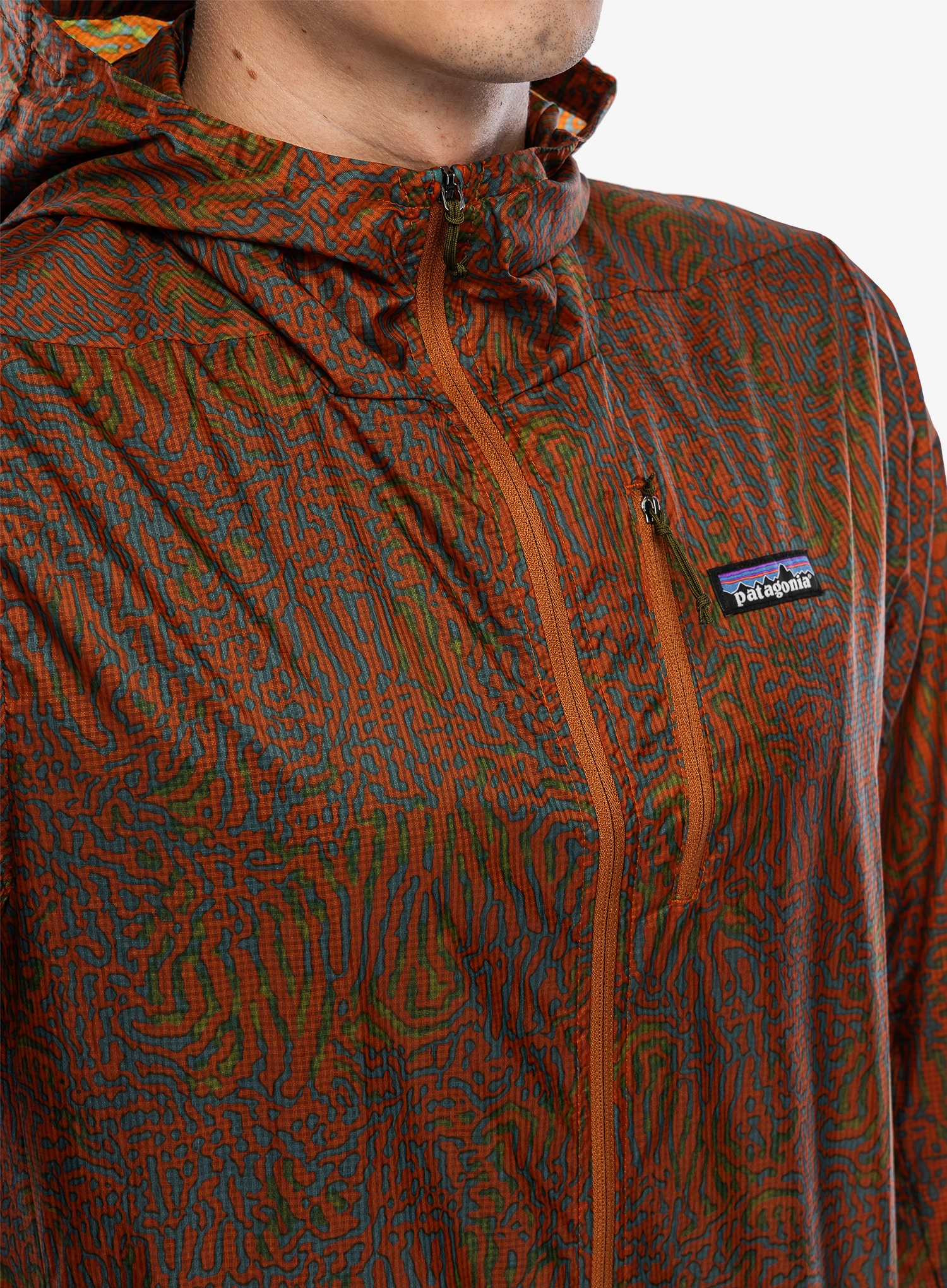 Яке за бягане Patagonia Houdini Jacket - sea run/robin brown