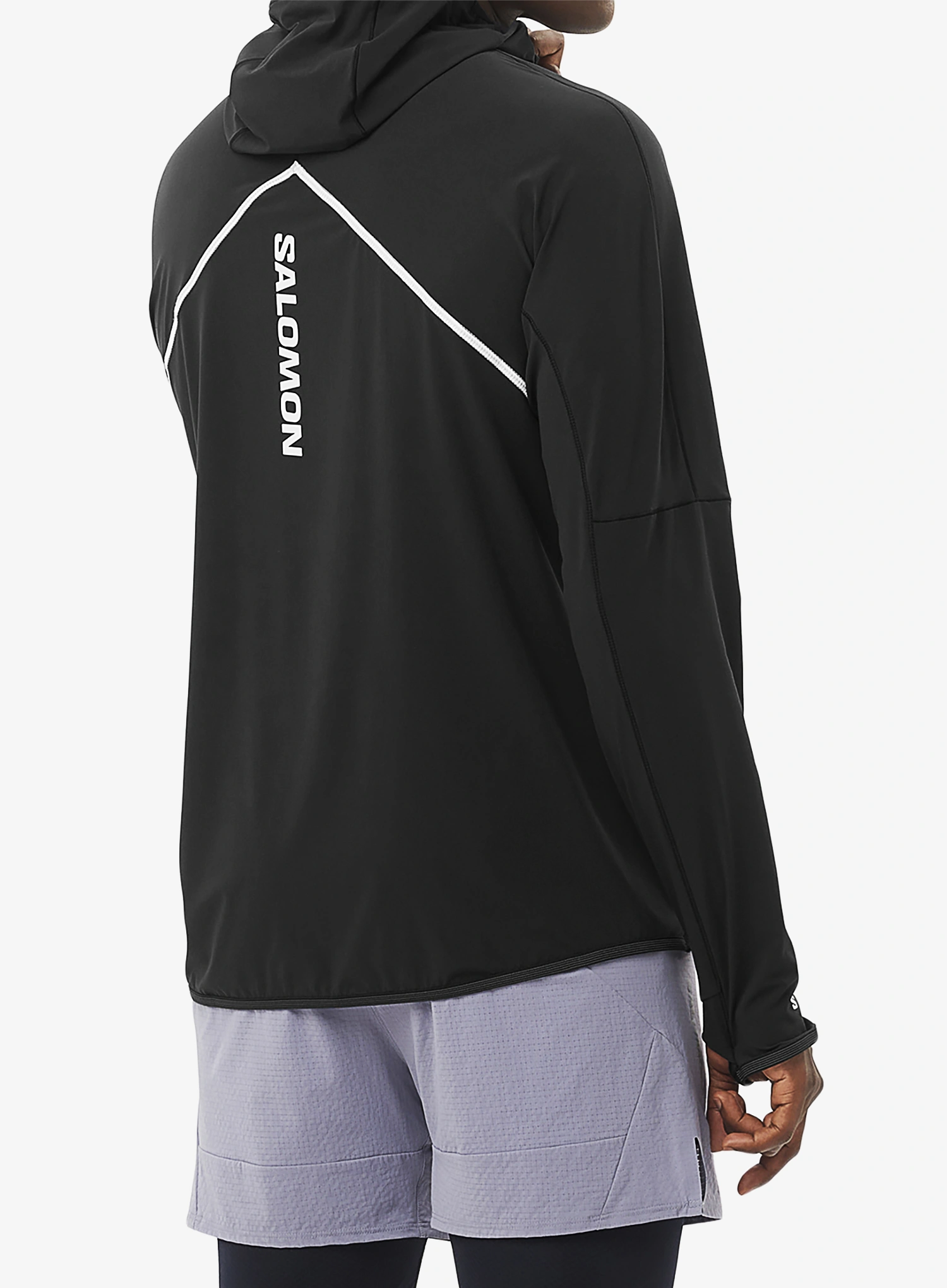Яке за бягане Salomon Sense Aero Hybrid HZ HD - deep black