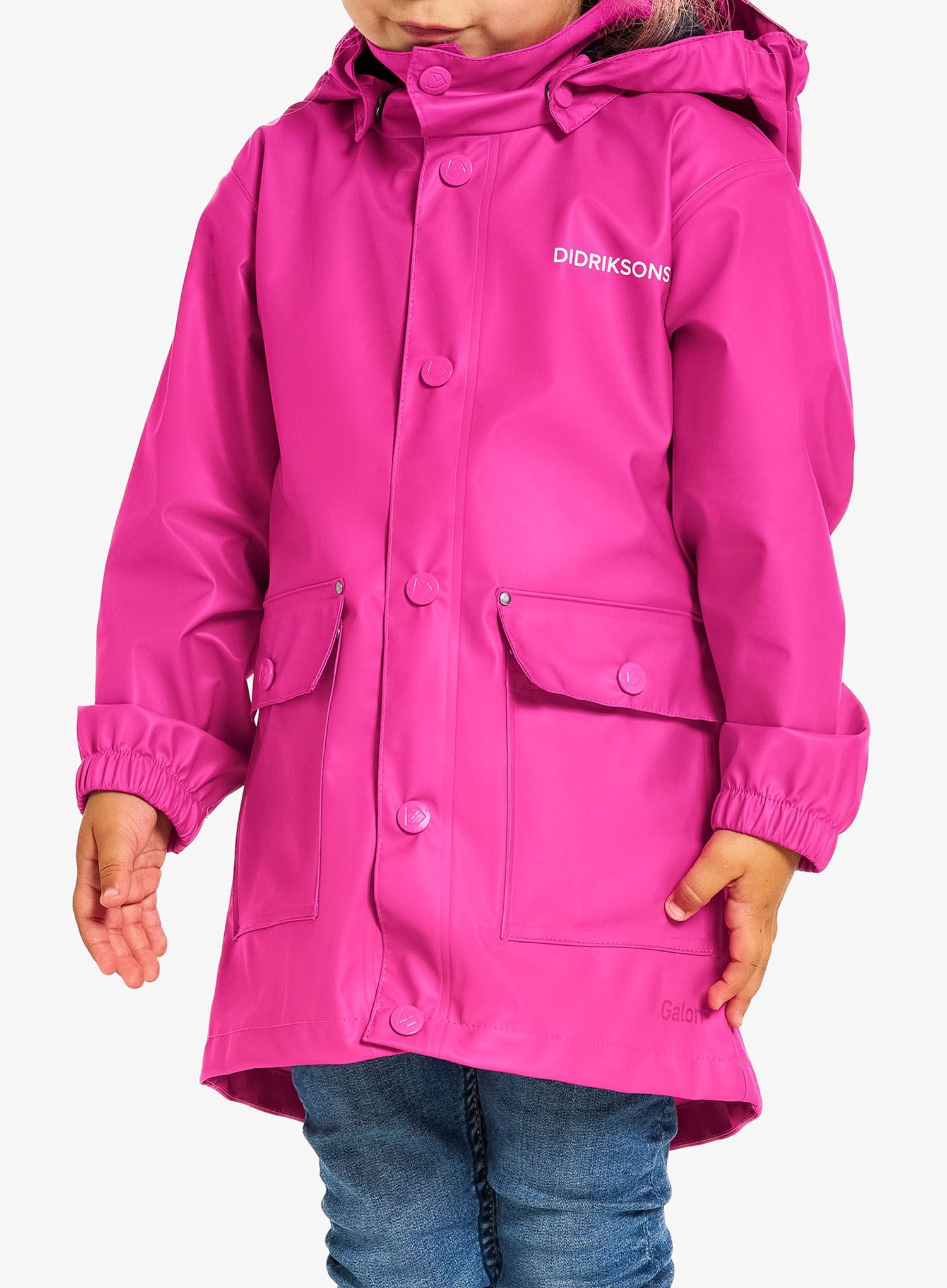 Детско яке Didriksons Jojo Jacket - plastic pink