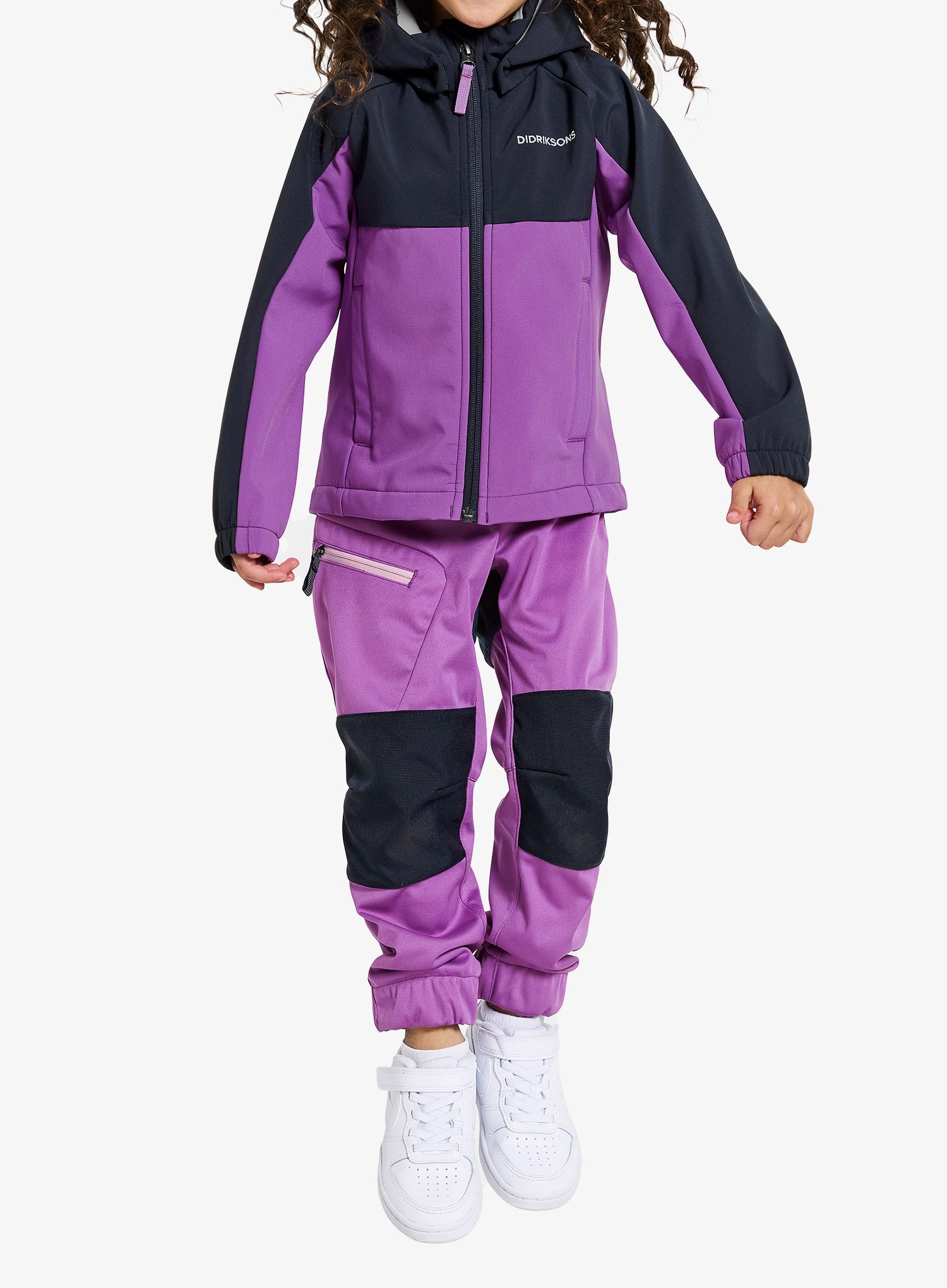 Детско яке Didriksons Troel Jacket 4 - tulip purple