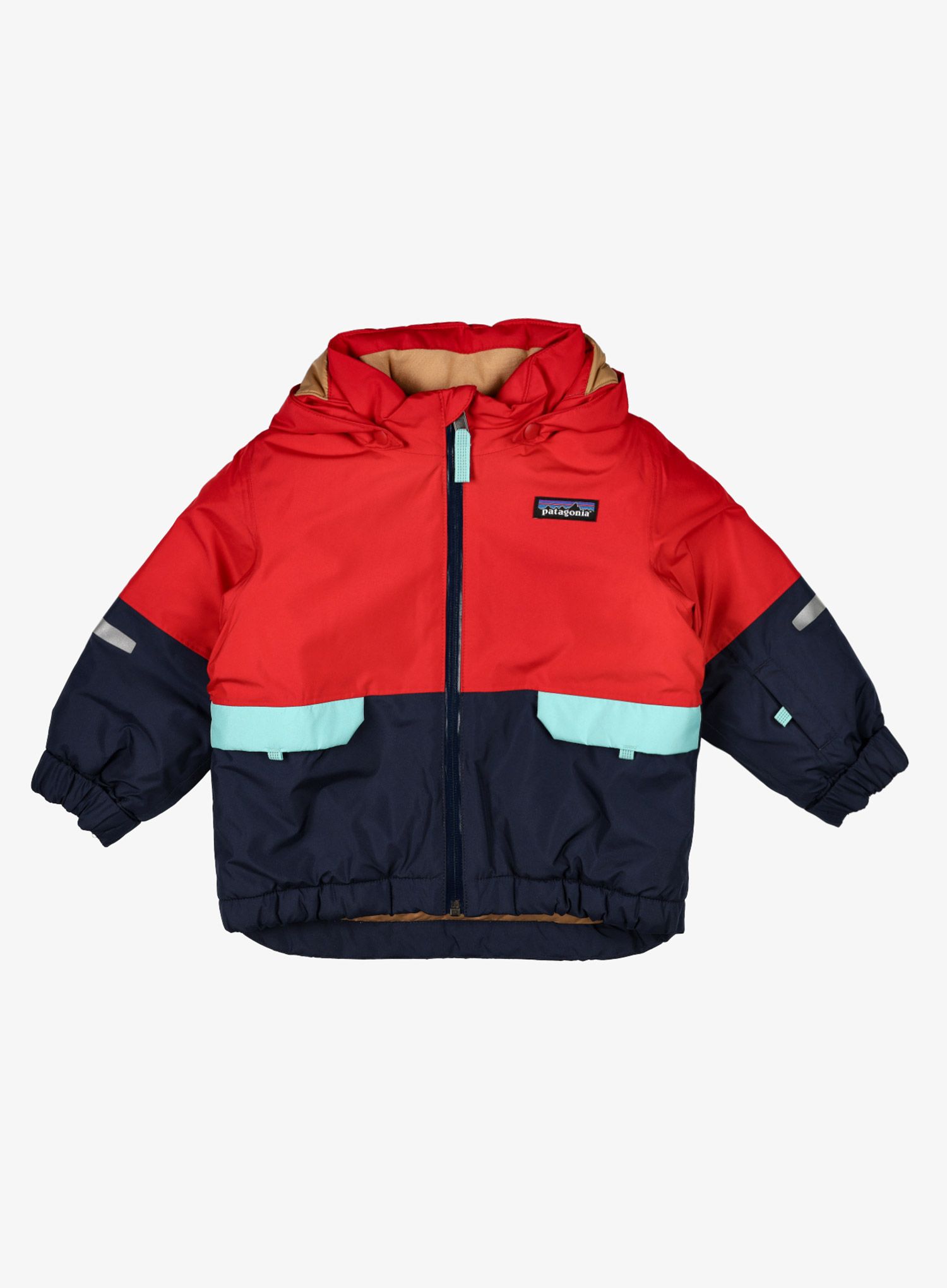 Детско яке Patagonia Baby Snow Pile Jacket - touring red