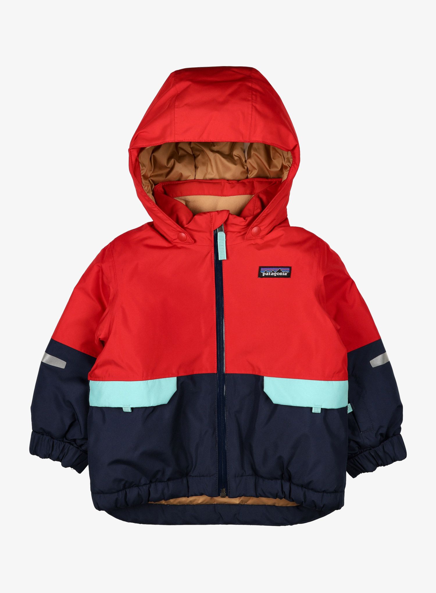 Детско яке Patagonia Baby Snow Pile Jacket - touring red