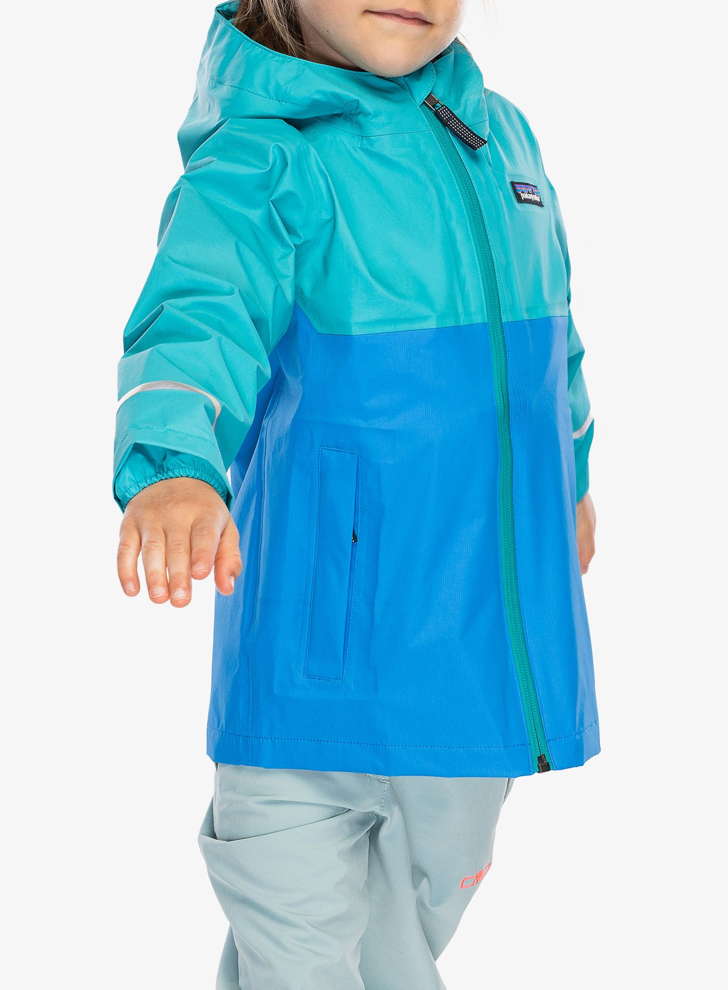 Детско яке Patagonia Baby Torrentshell 3L Jkt - subtidal blue