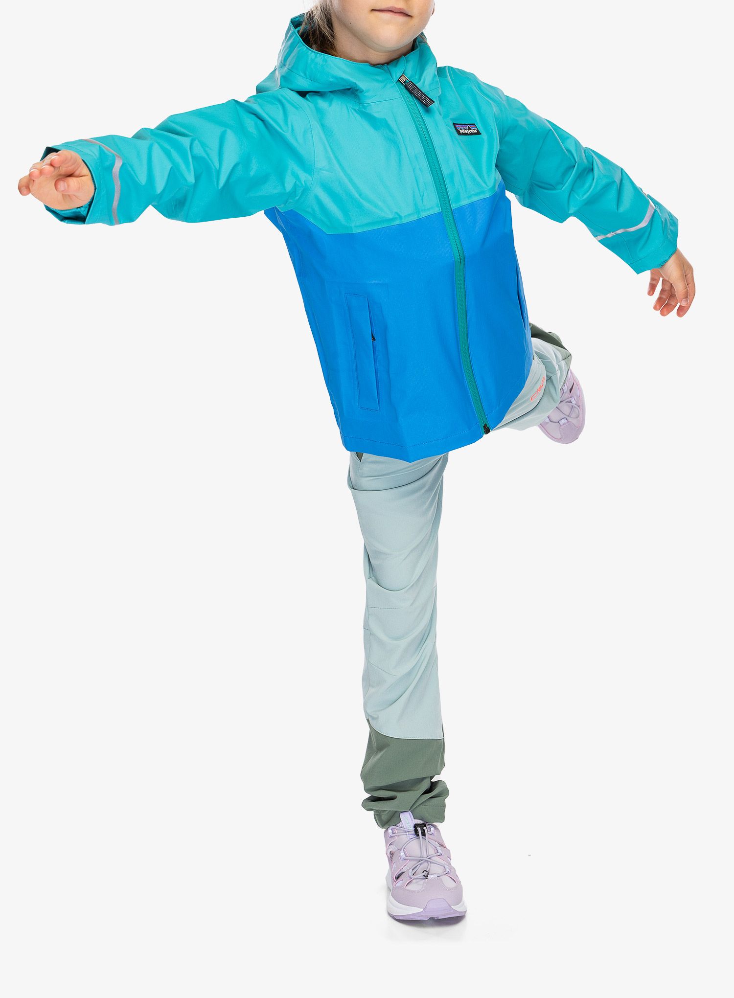 Детско яке Patagonia Baby Torrentshell 3L Jkt - subtidal blue