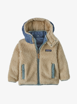 Детско яке Patagonia Reversible Tribbles Hoody - endless blue