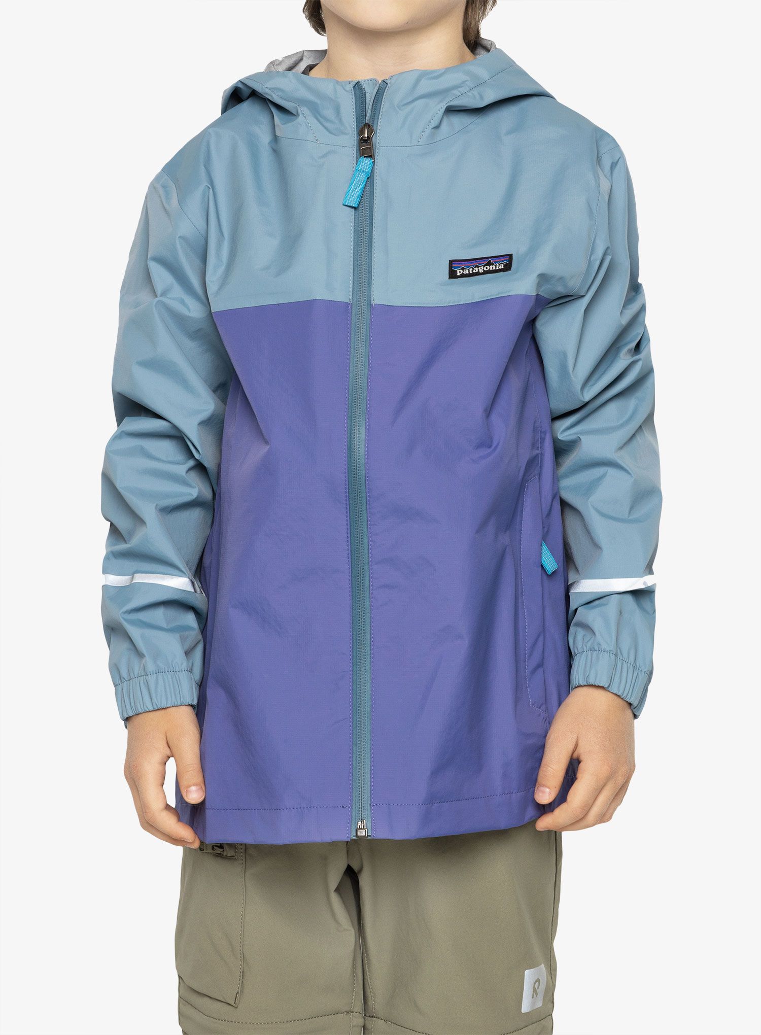 Детско яке Patagonia Torrentshell 3L Jkt - light plume grey