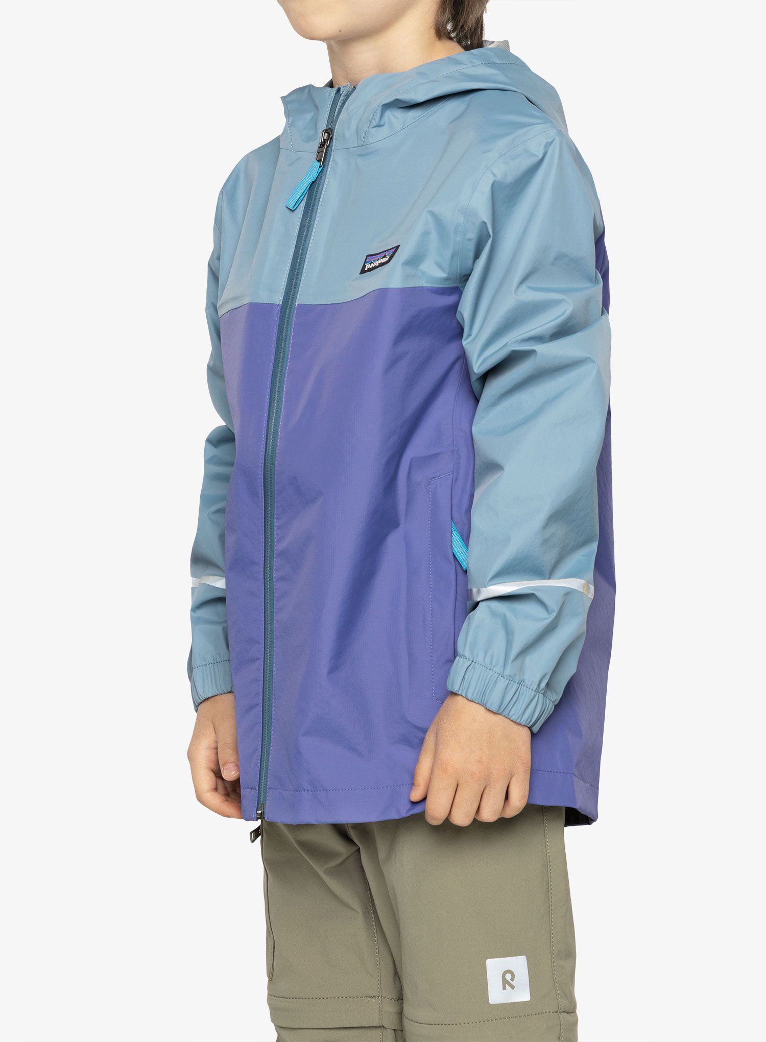 Детско яке Patagonia Torrentshell 3L Jkt - light plume grey