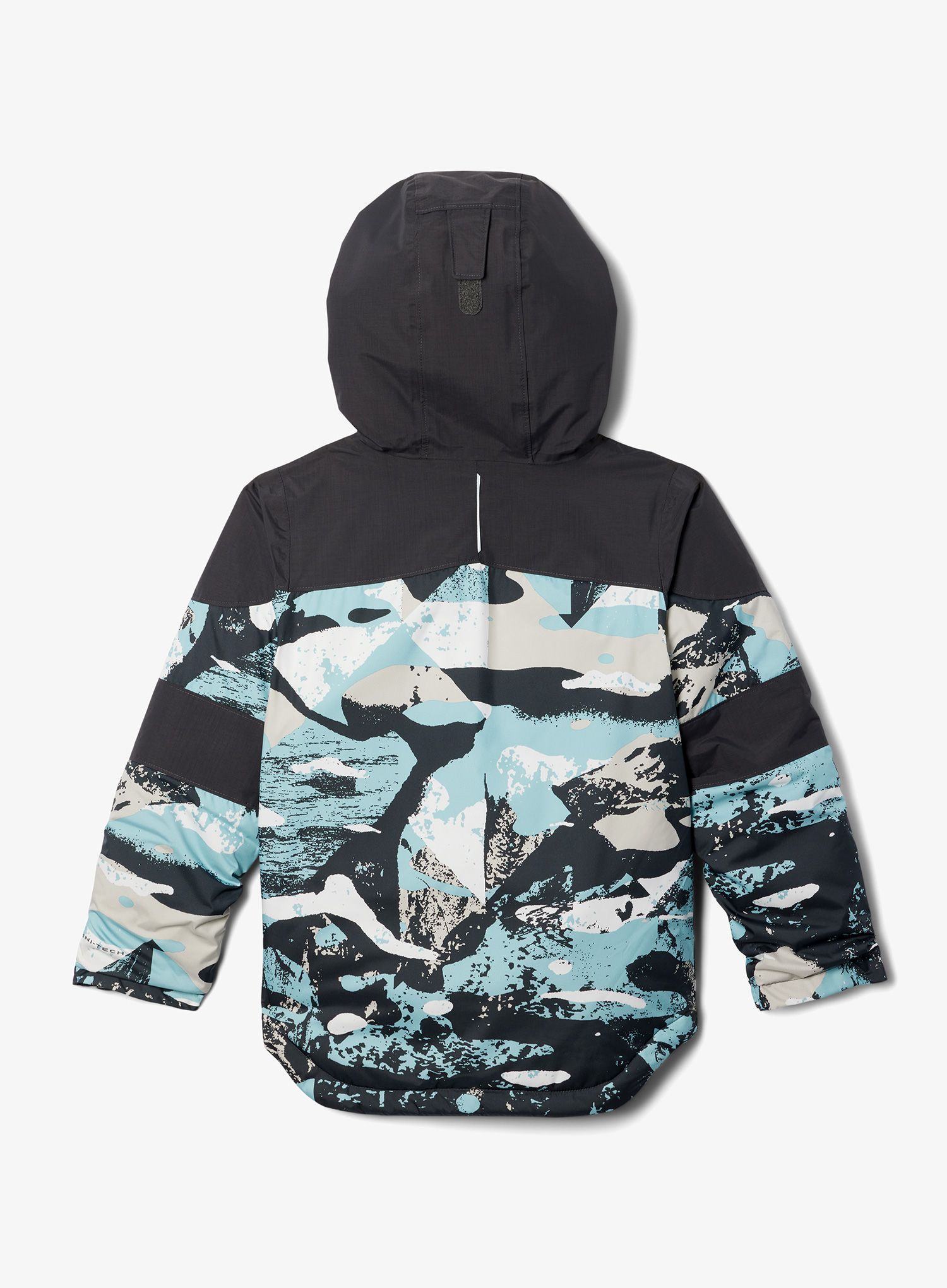 Яке за момиче Columbia Mighty Mogul II Jacket - shark geo/shark/aqua haze