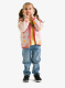 Яке за момиче Viking Play Reversible Pile Jacket - light pink