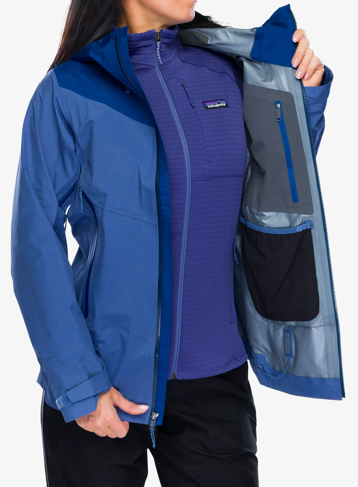 Дамско GORE-TEX яке Patagonia Super Free Alpine Jacket - current blue
