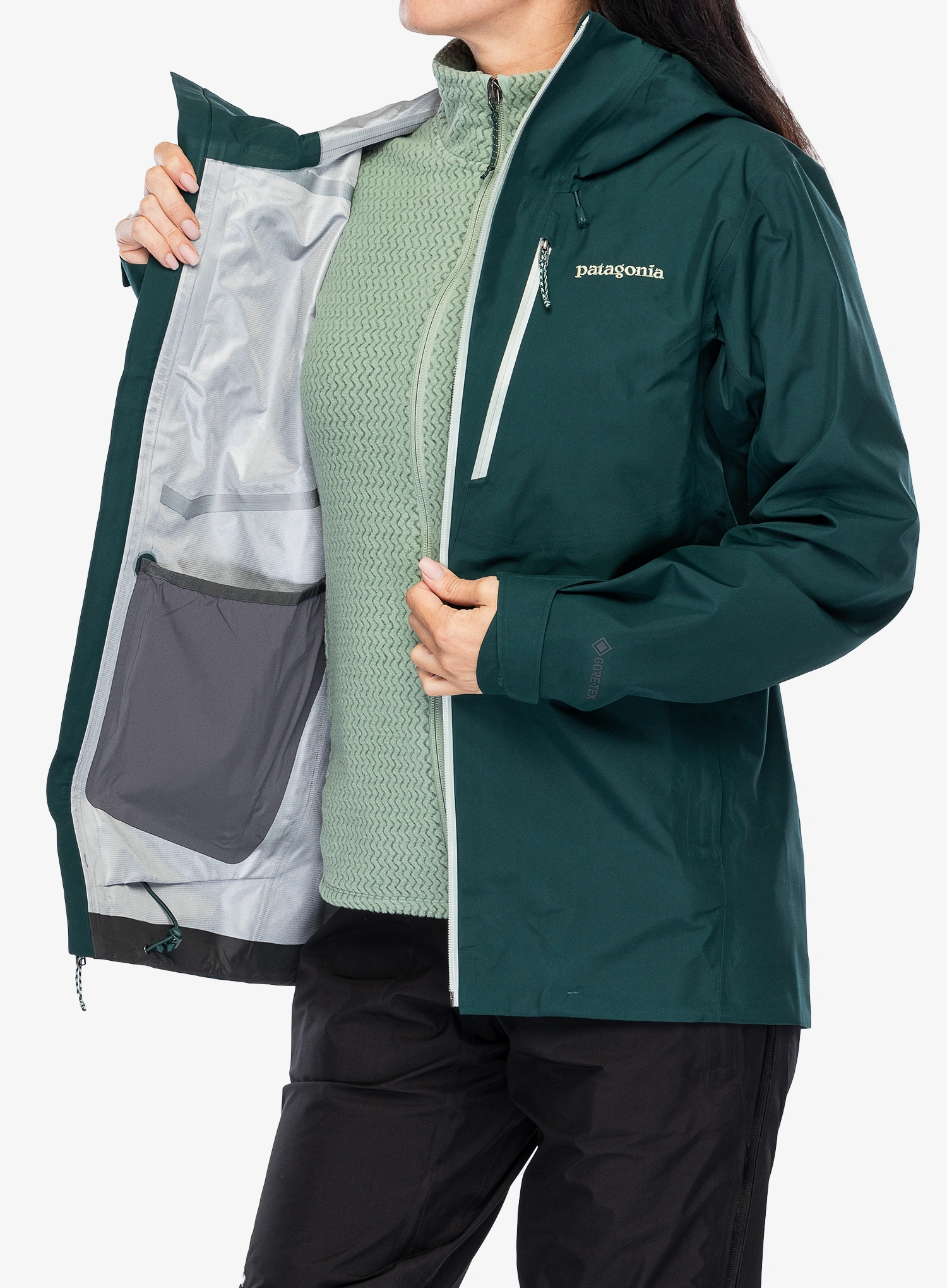 Дамско GORE-TEX яке Patagonia Triolet Jacket - cascade green/green