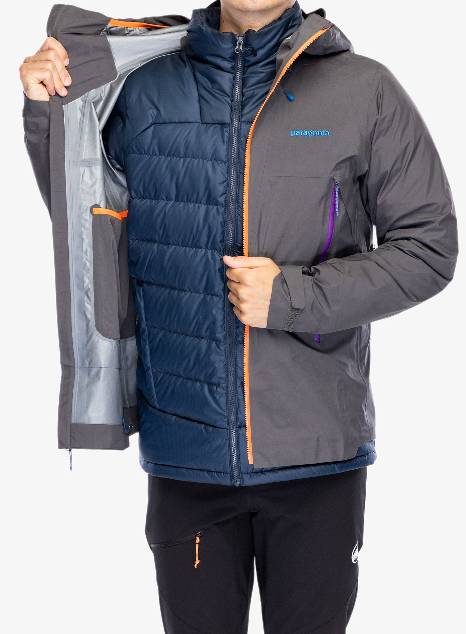 Яке GORE-TEX Patagonia Super Free Alpine Jacket - forge grey