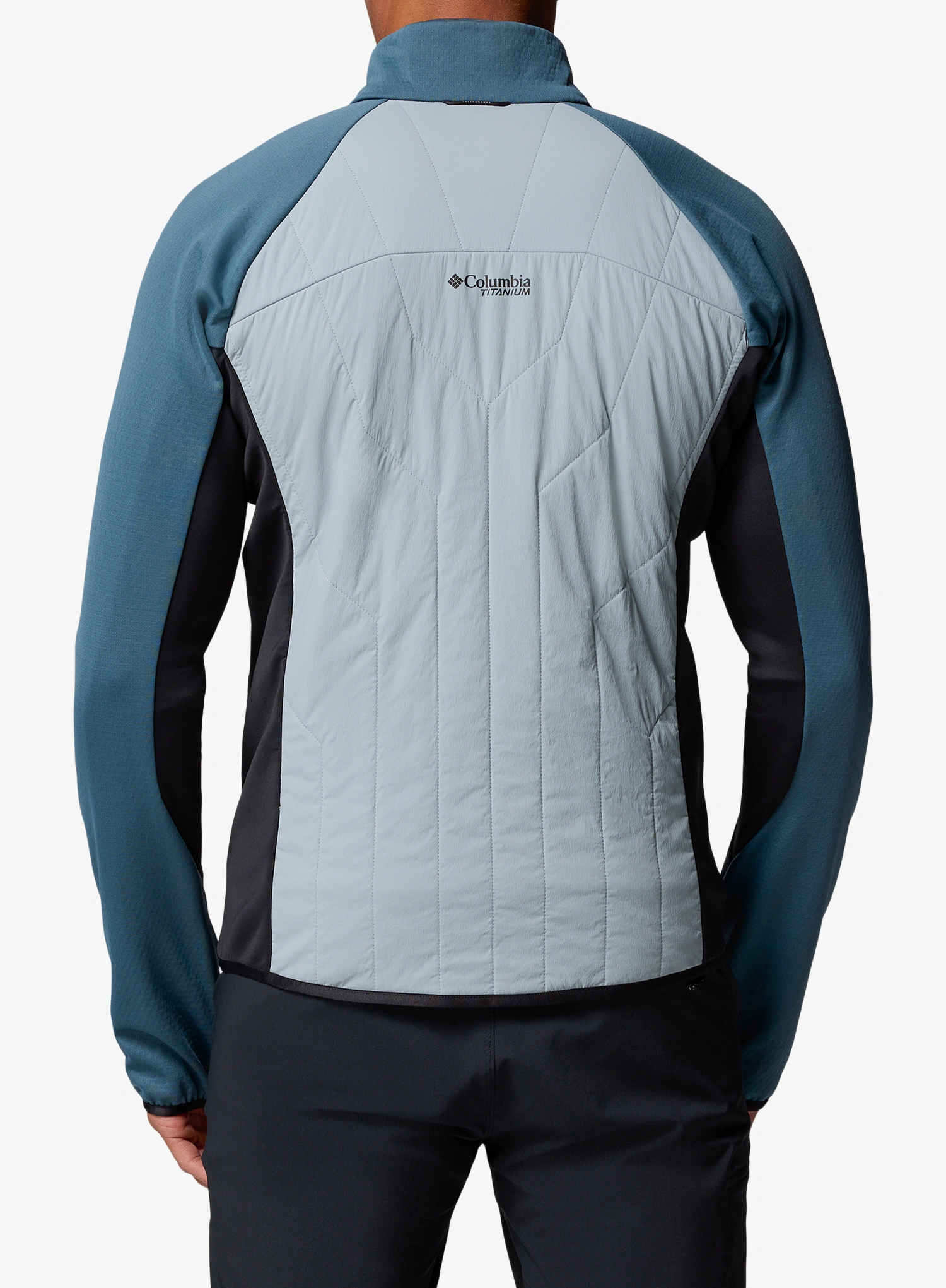 Хибридно яке Columbia Arctic Crest Hybrid Full Zip - crushed blue/everblue/black