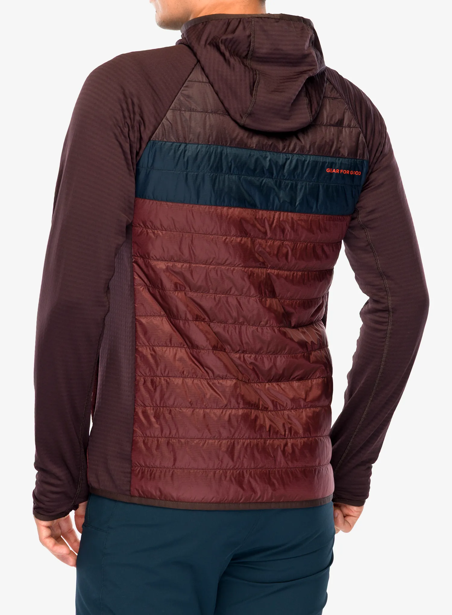 Хибридно яке Cotopaxi Capa Hybrid Insulated Hooded Jacket - coffee/chestnut
