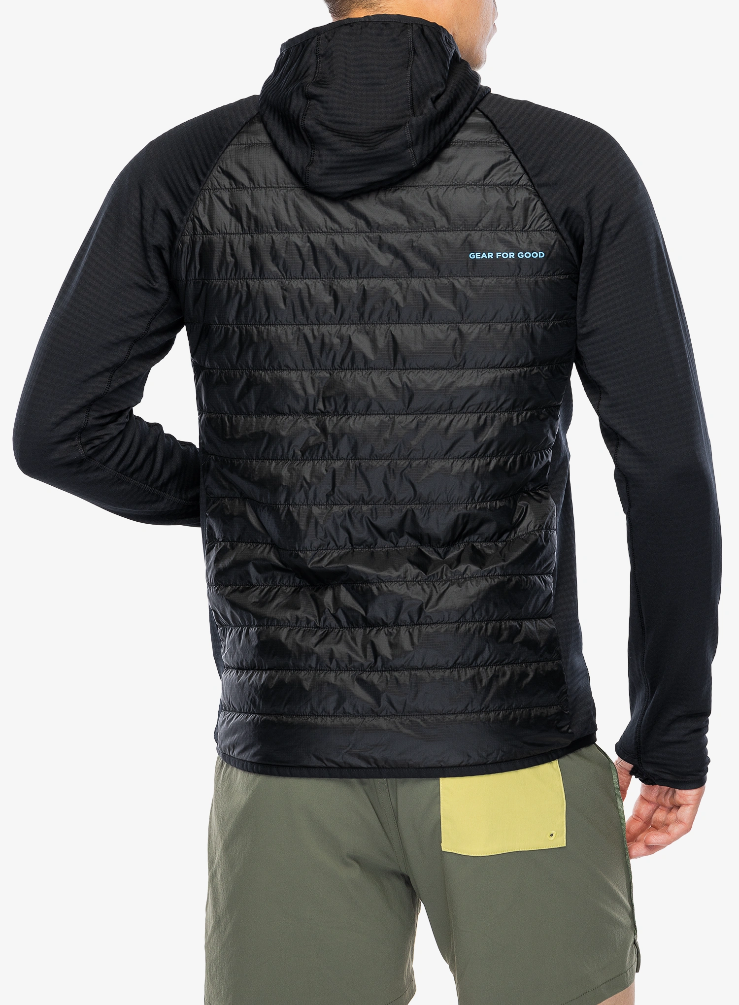 Хибридно яке Cotopaxi Capa Hybrid Insulated Hooded Jacket - cotopaxi black
