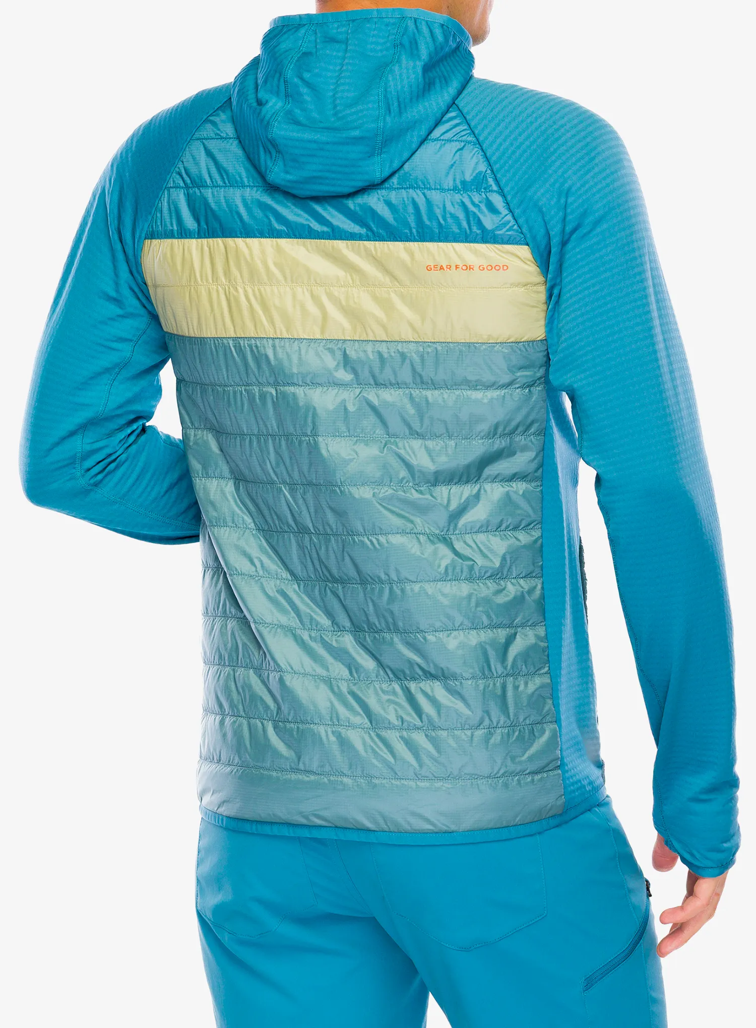 Хибридно яке Cotopaxi Capa Hybrid Insulated Hooded Jacket - drizzle/bluegrass