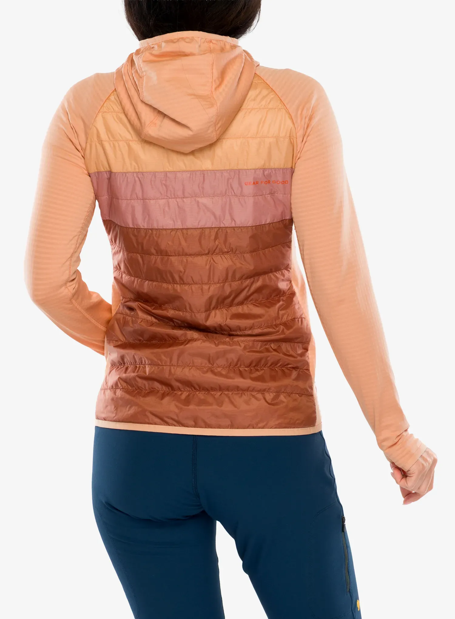 Дамско хибридно яке Cotopaxi Capa Hybrid Insulated Hooded Jacket - apricot/faded brick