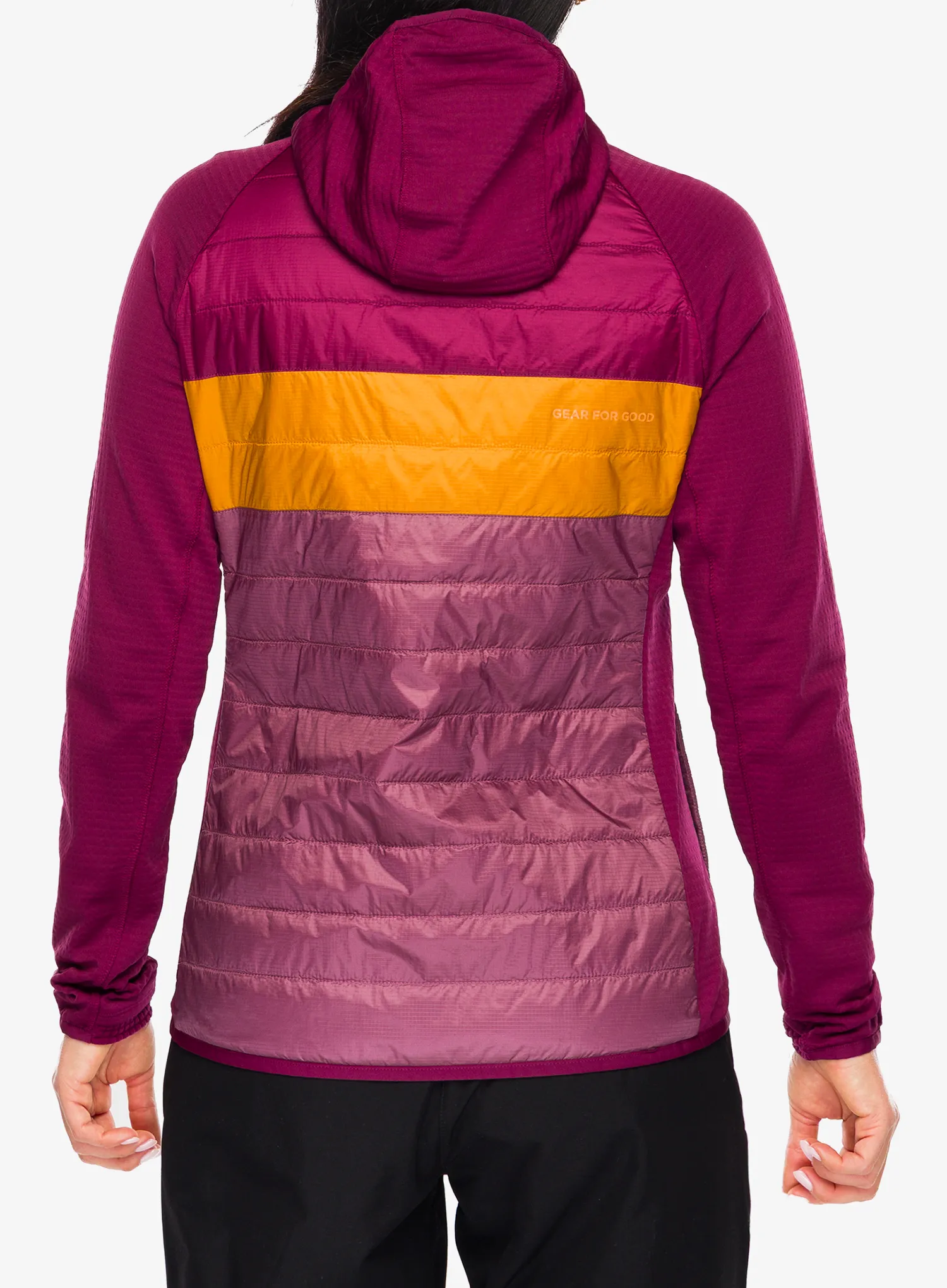 Дамско хибридно яке Cotopaxi Capa Hybrid Insulated Hooded Jacket - jam/fig