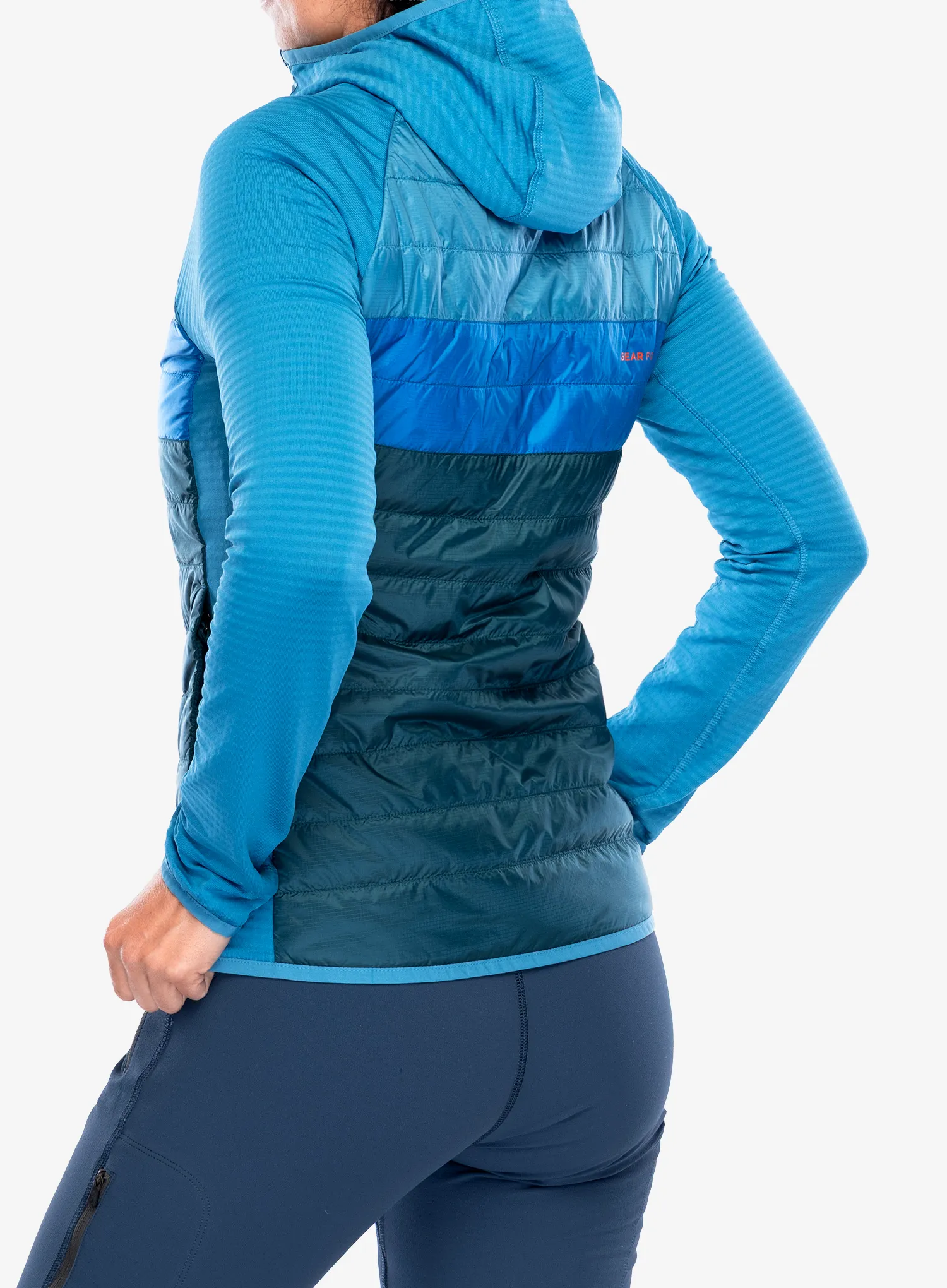 Дамско хибридно яке Cotopaxi Capa Hybrid Insulated Hooded Jacket - lake/abyss