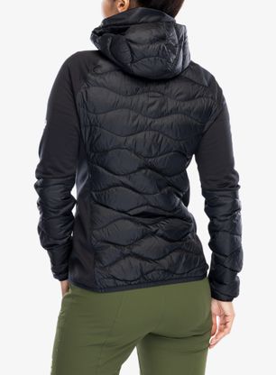 Дамско хибридно яке Peak Performance Helium Down Hybrid Hood - black