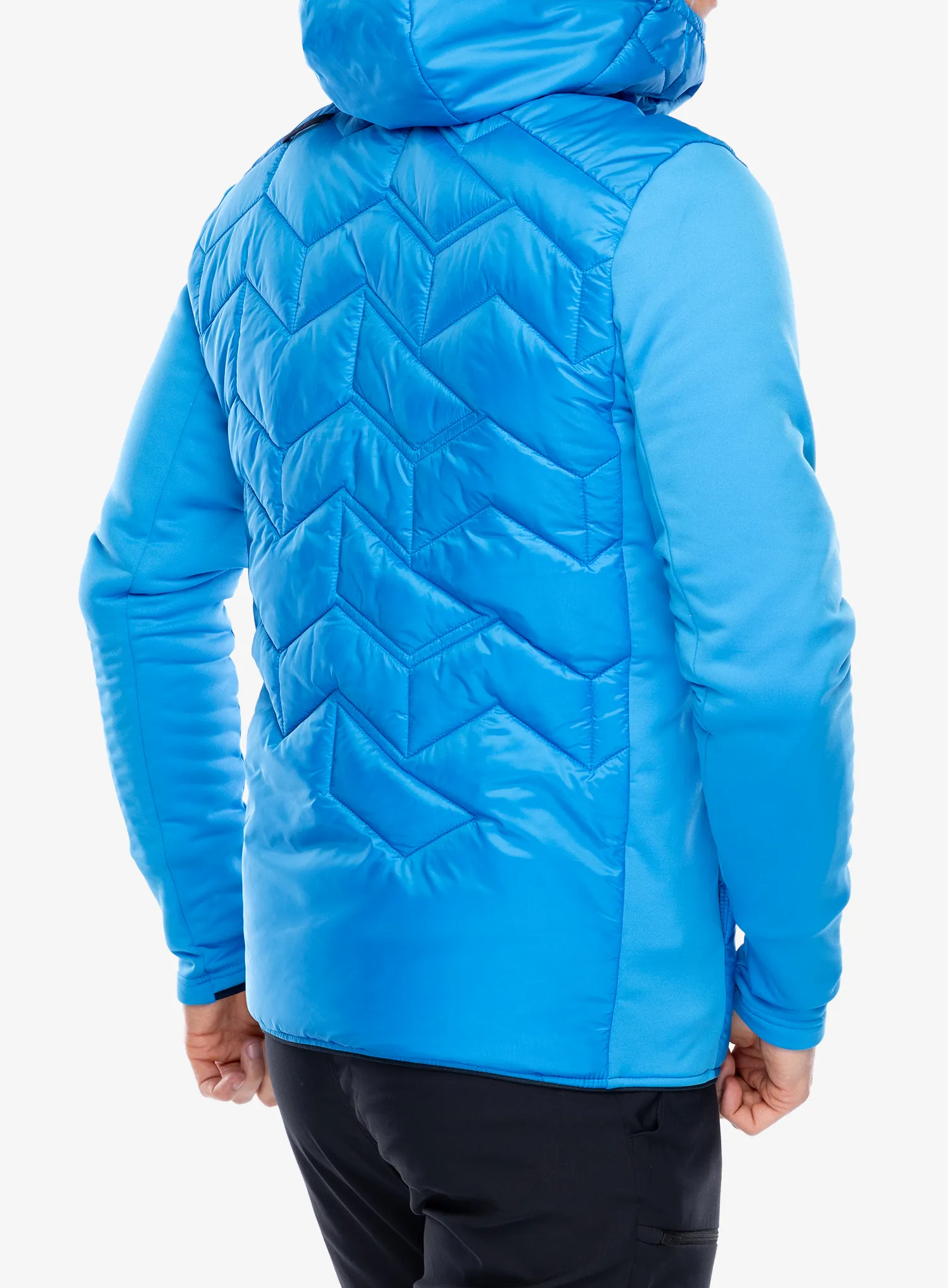 Хибридно яке Peak Performance Elevate Liner Hybrid Hood - brilliant blue