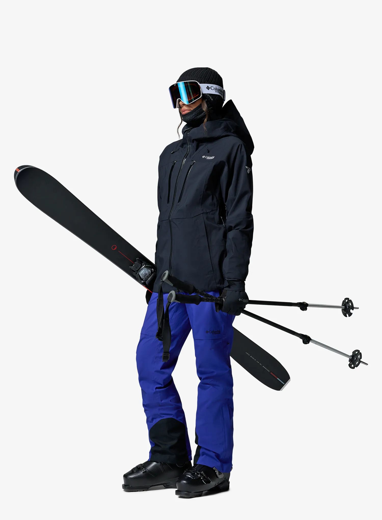Дамско скиорско яке Columbia Platinum Peak II 3L Shell - black