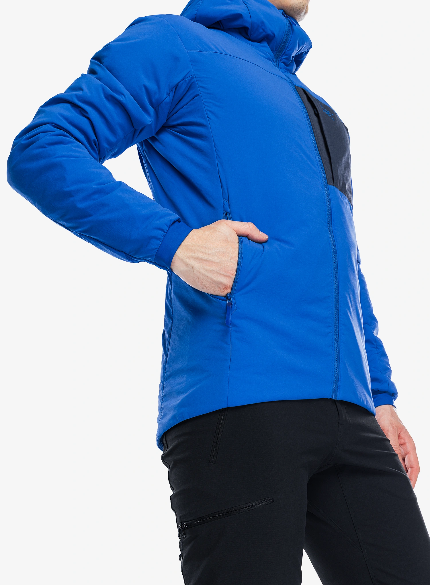 Яке с подплата Arcteryx Proton Hoody - vitality/black sapphire