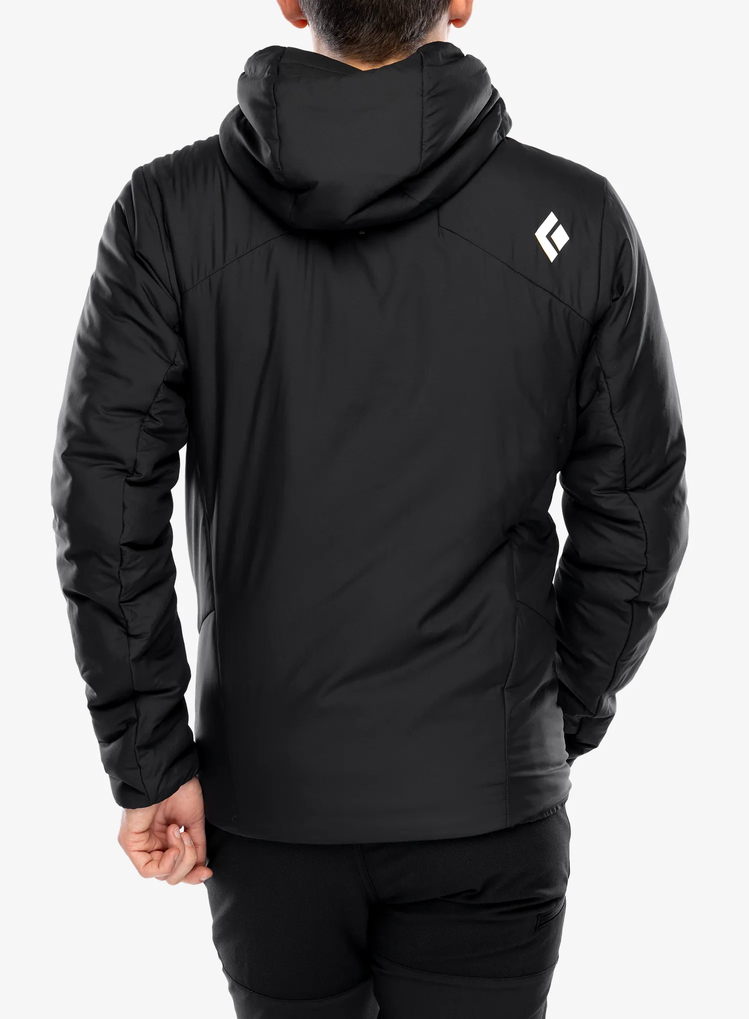 Яке с подплата Black Diamond First Light Stretch Hoody - black/black