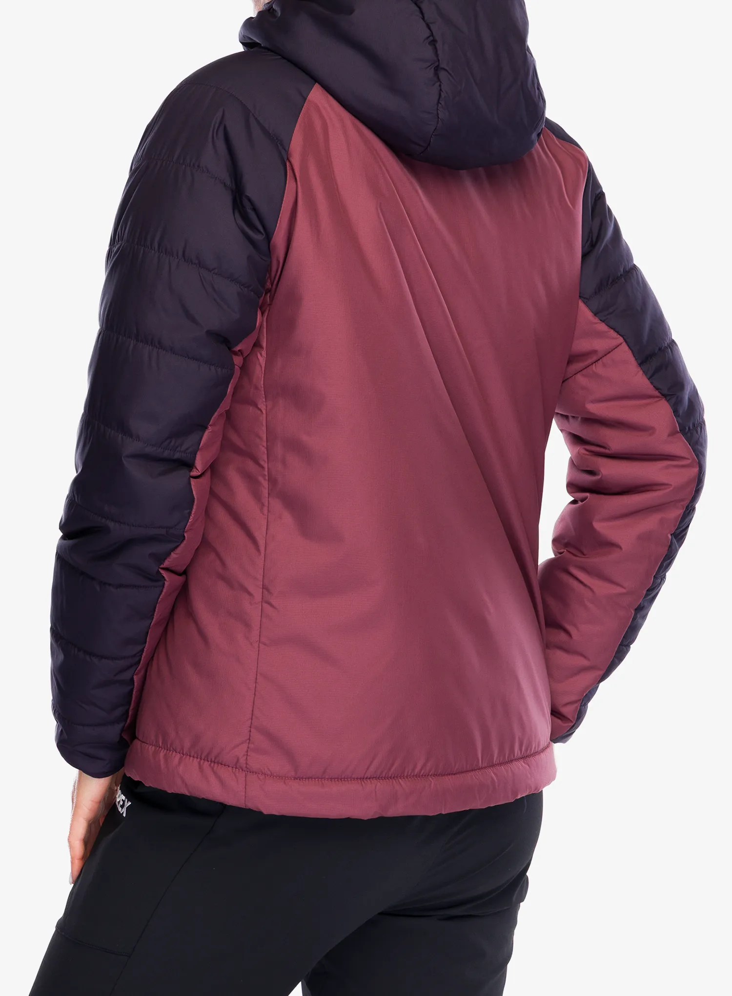 Дамско изолирано яке adidas TERREX Multi Synthetic Insulated Hooded Jacket - aurora black/quiet crimson