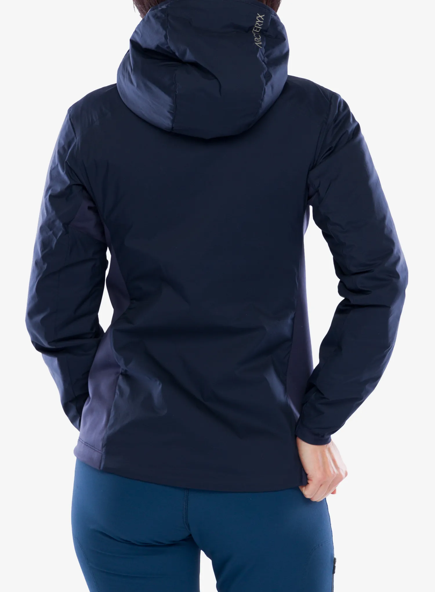 Дамско изолирано яке Arcteryx Atom Hoody - black sapphire
