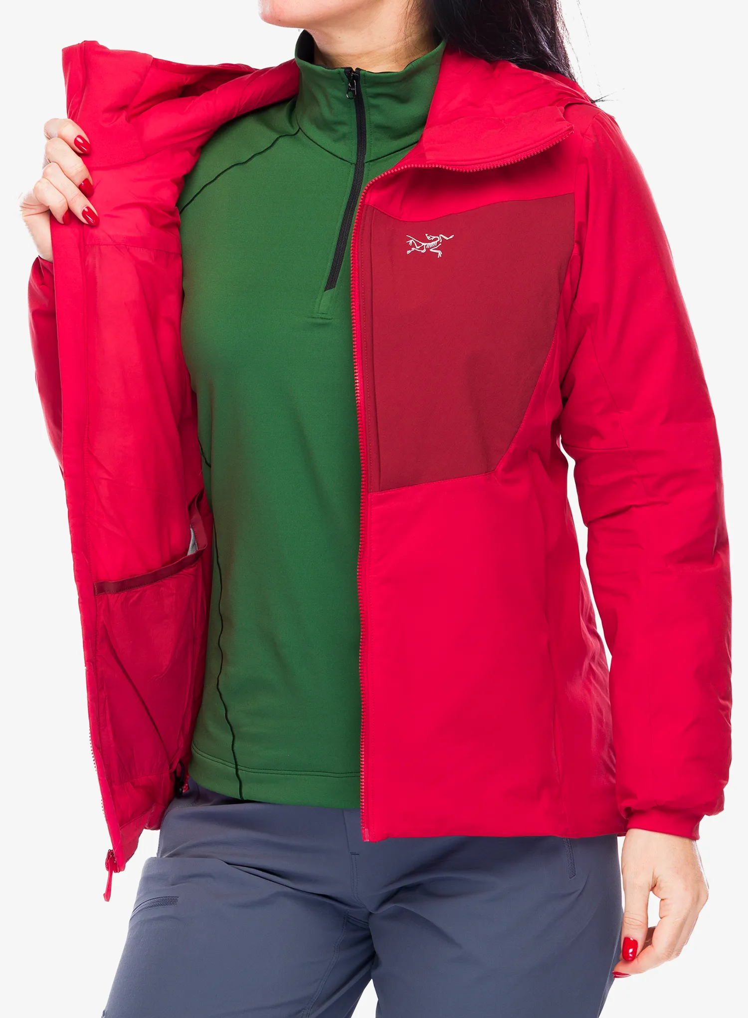 Дамско изолирано яке Arcteryx Proton Heavyweight Hoody - heritage