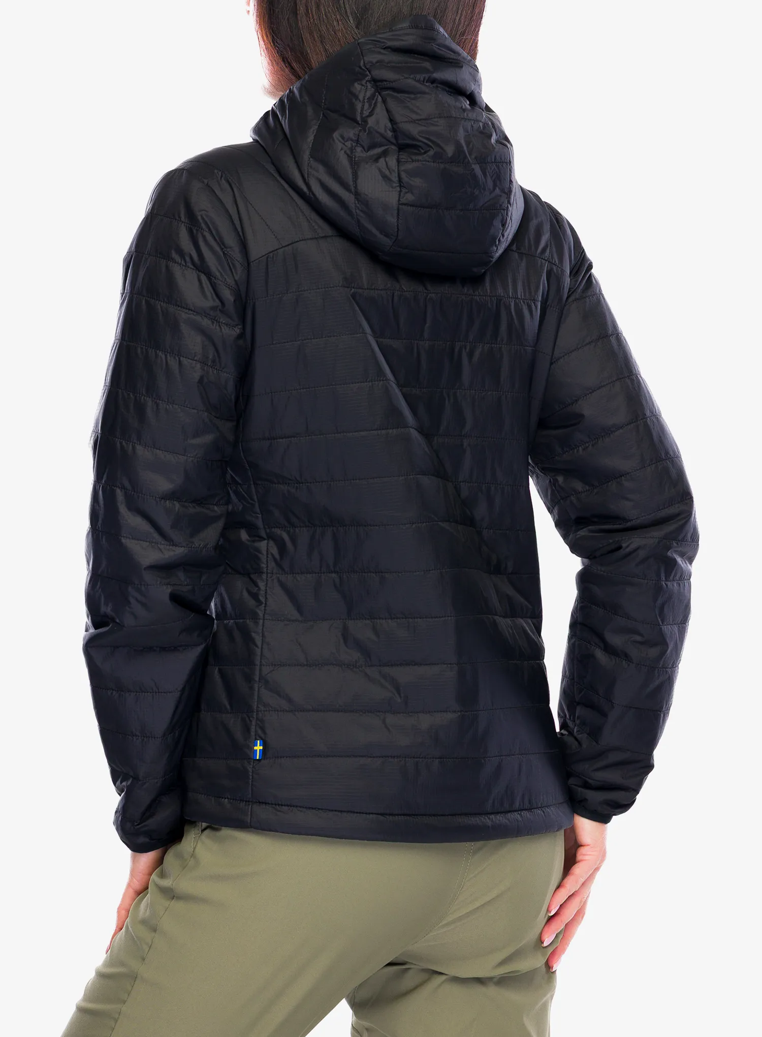 Дамско изолирано яке Fjallraven Expedition X-latt Hoodie - black
