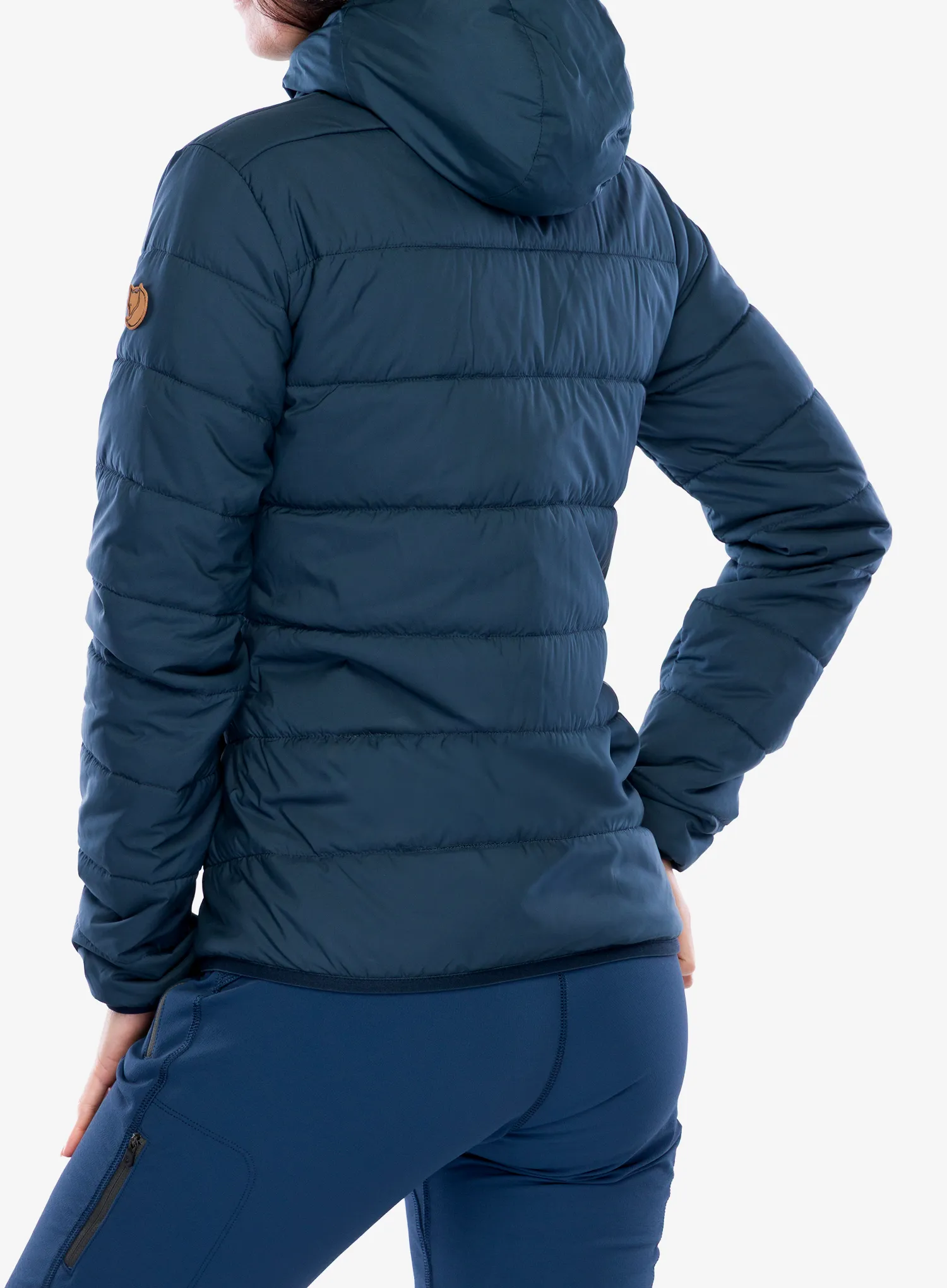 Яке с подплата Fjallraven Keb Padded Hoodie - mountain blue