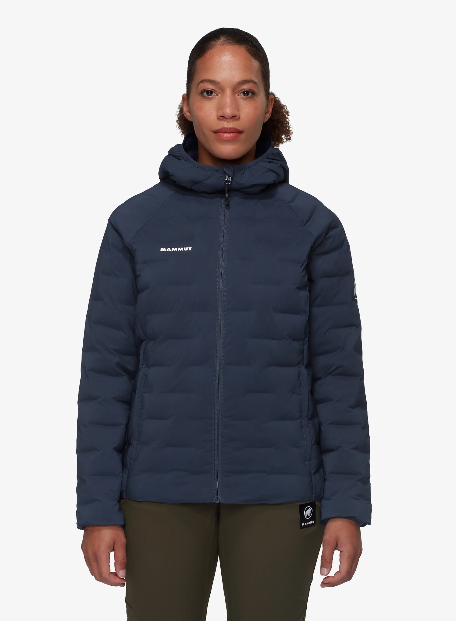 Дамско изолирано яке Mammut Sender IN Hooded Jacket - marine